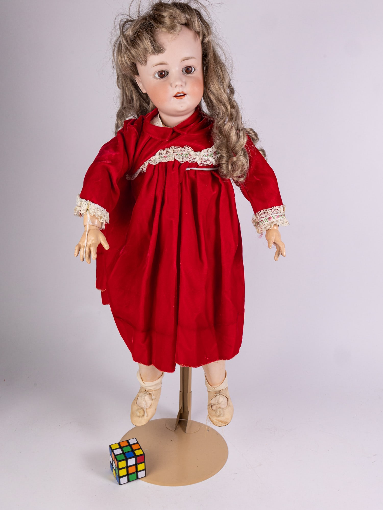 Antique German Heubach Koppelsdorf 250 Bisque Head Doll - 2