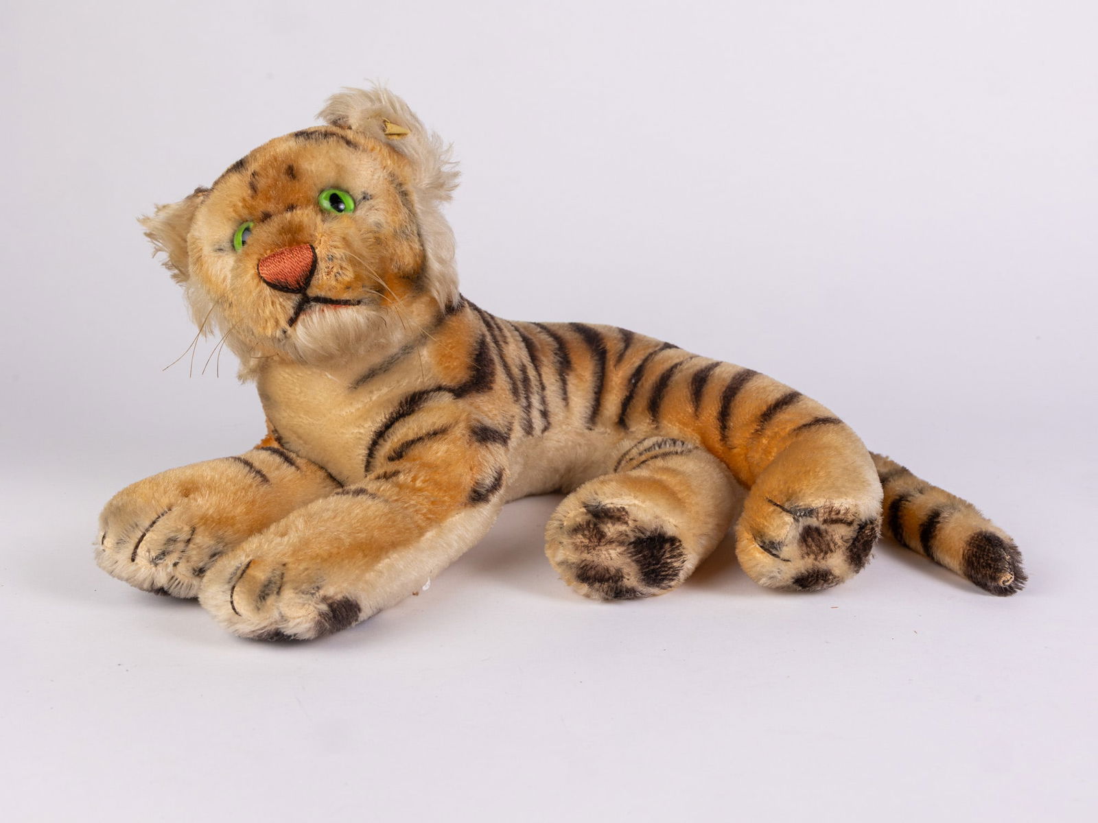 Steiff Vintage 12" Mohair Tiger (1 of 7)