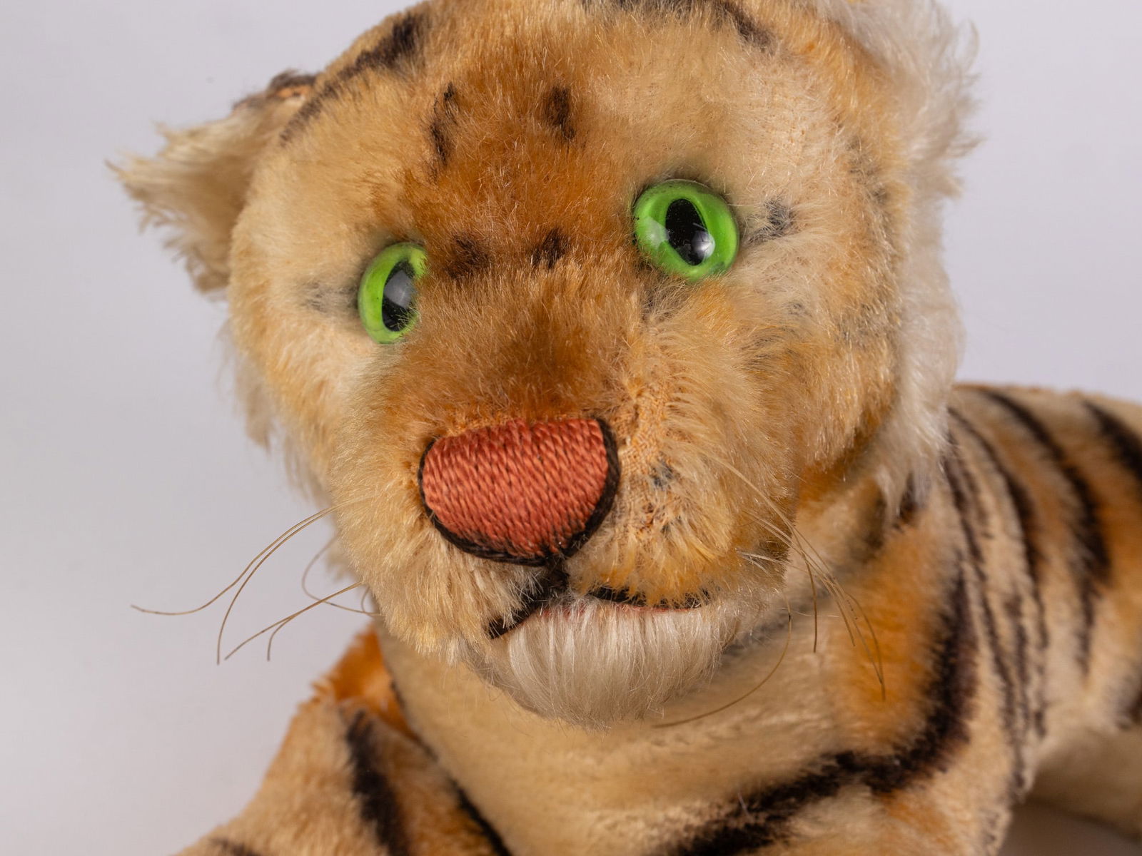 Steiff Vintage 12" Mohair Tiger - 6