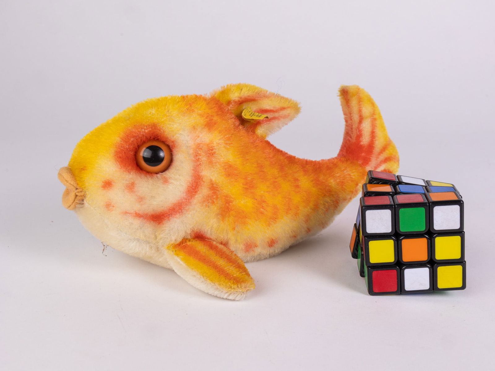 Steiff Vintage "Flossy" Goldfish Stuffed Animal - 2