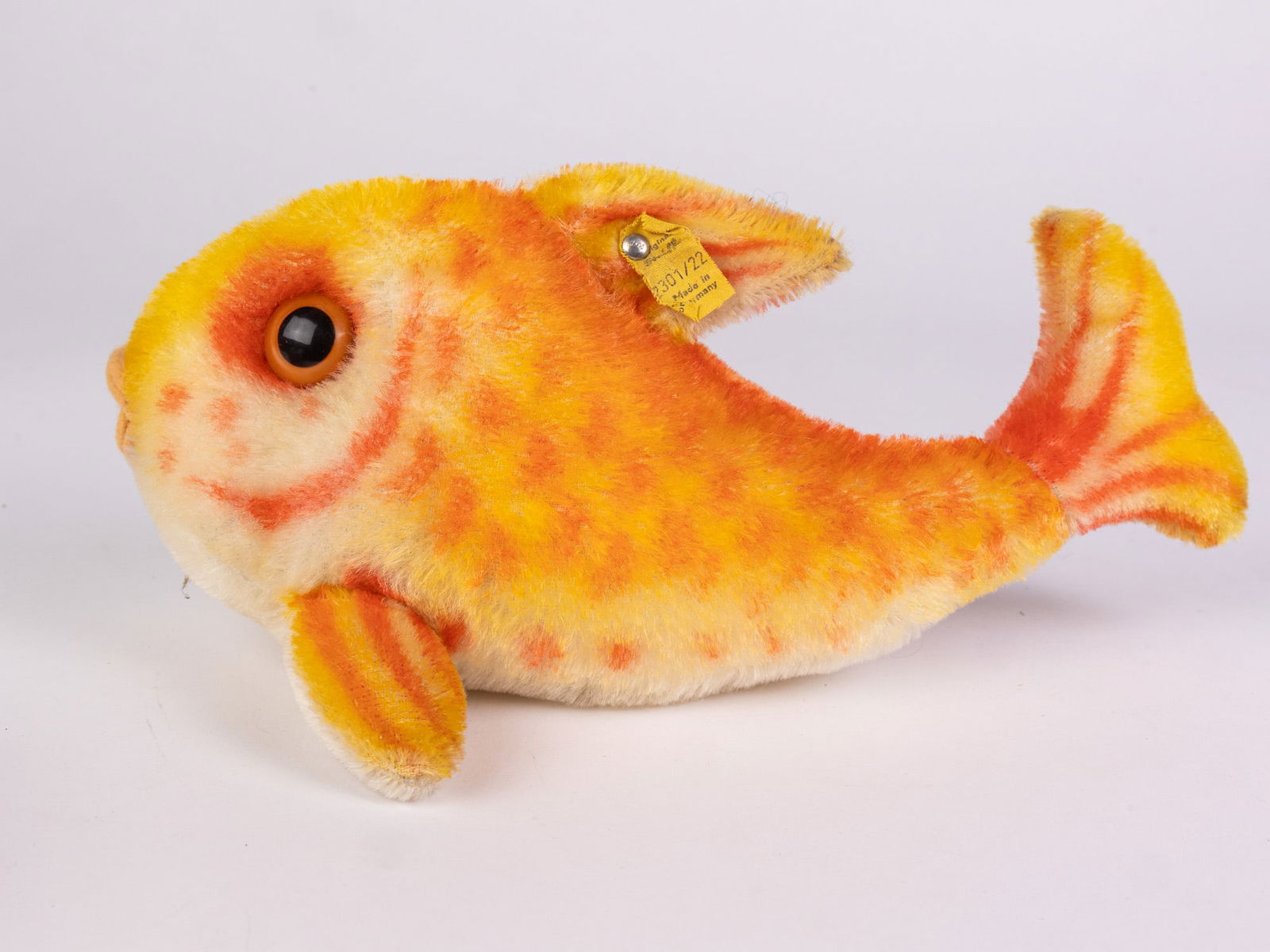 Steiff Vintage "Flossy" Goldfish Stuffed Animal - 4