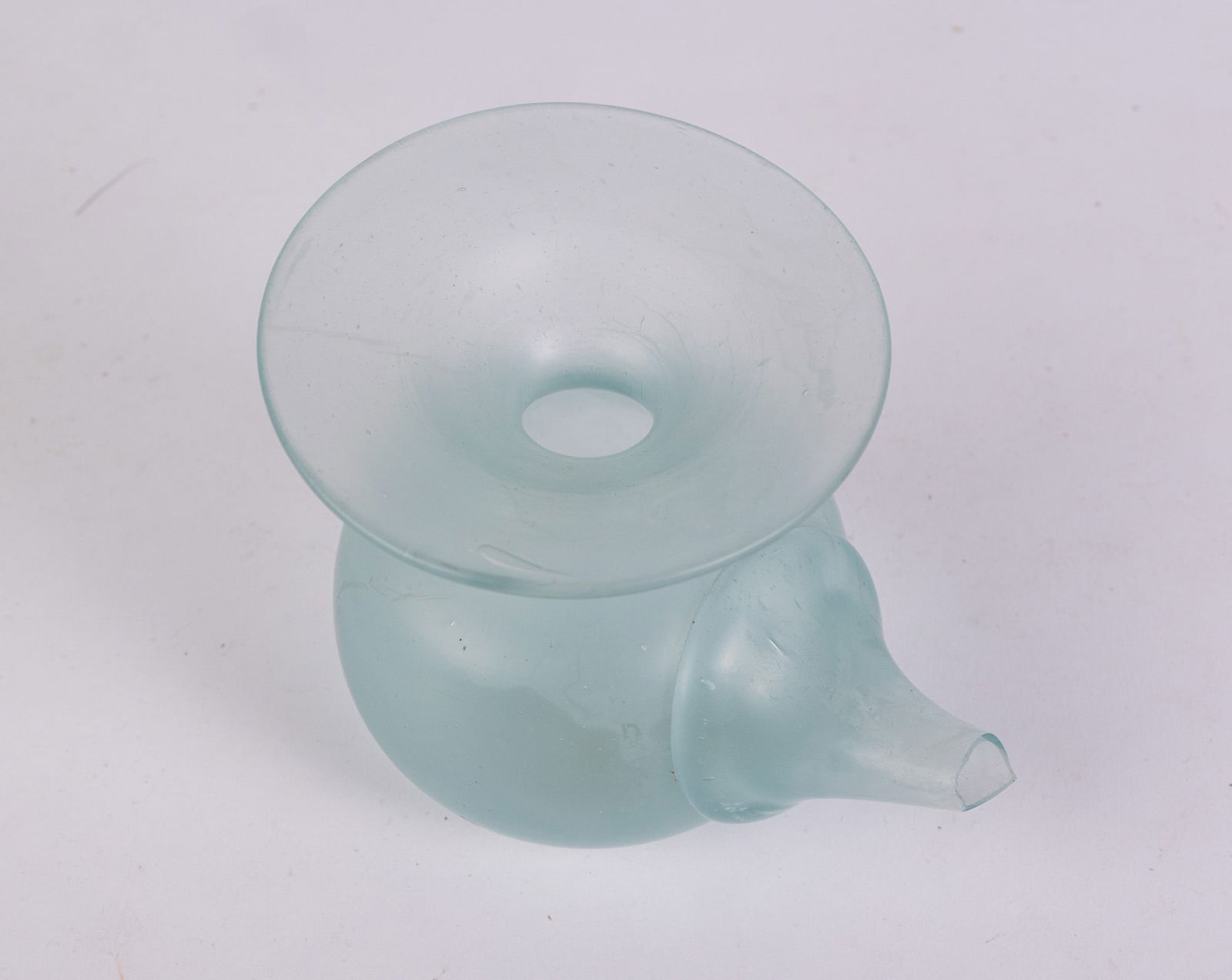 Antique Early Blown Glass Breast Pump - 3