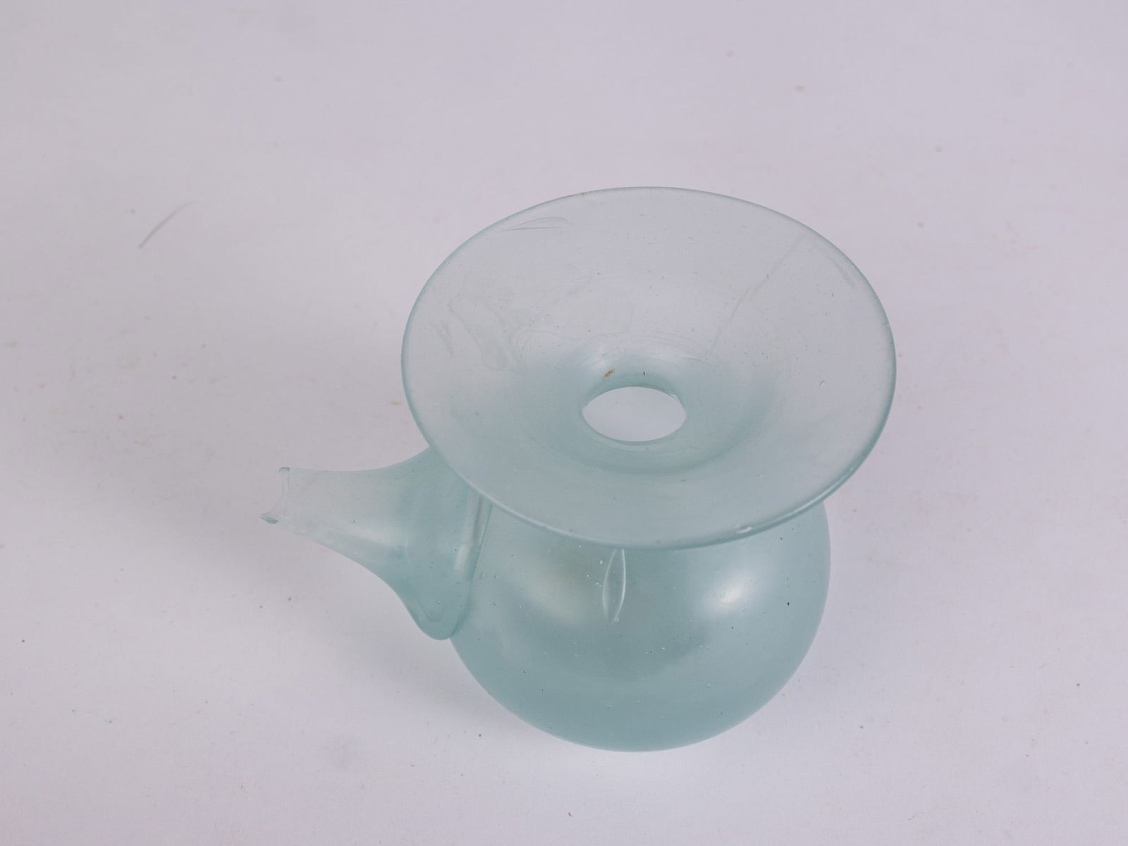 Antique Early Blown Glass Breast Pump - 5