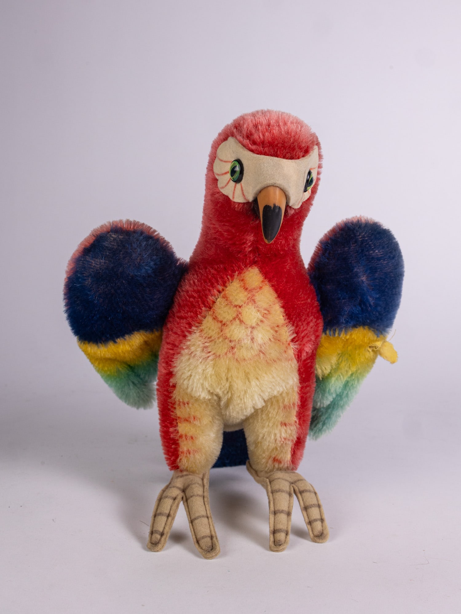 Steiff Vintage "Lora" Parrot Stuffed Animal (1 of 5)