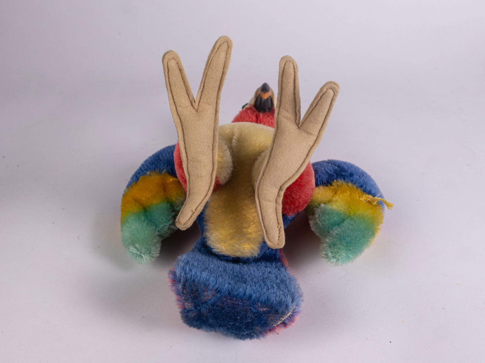 Steiff Vintage "Lora" Parrot Stuffed Animal - 5