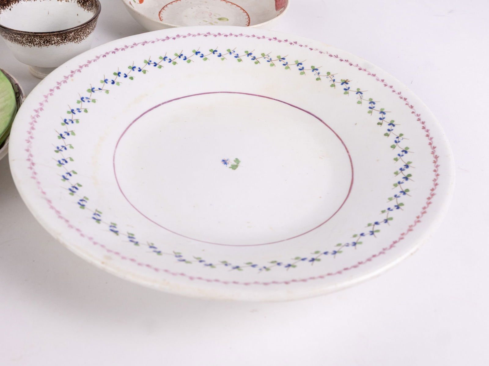 Large Assortment of Antique Porcelain Mostly 19th c. - 6