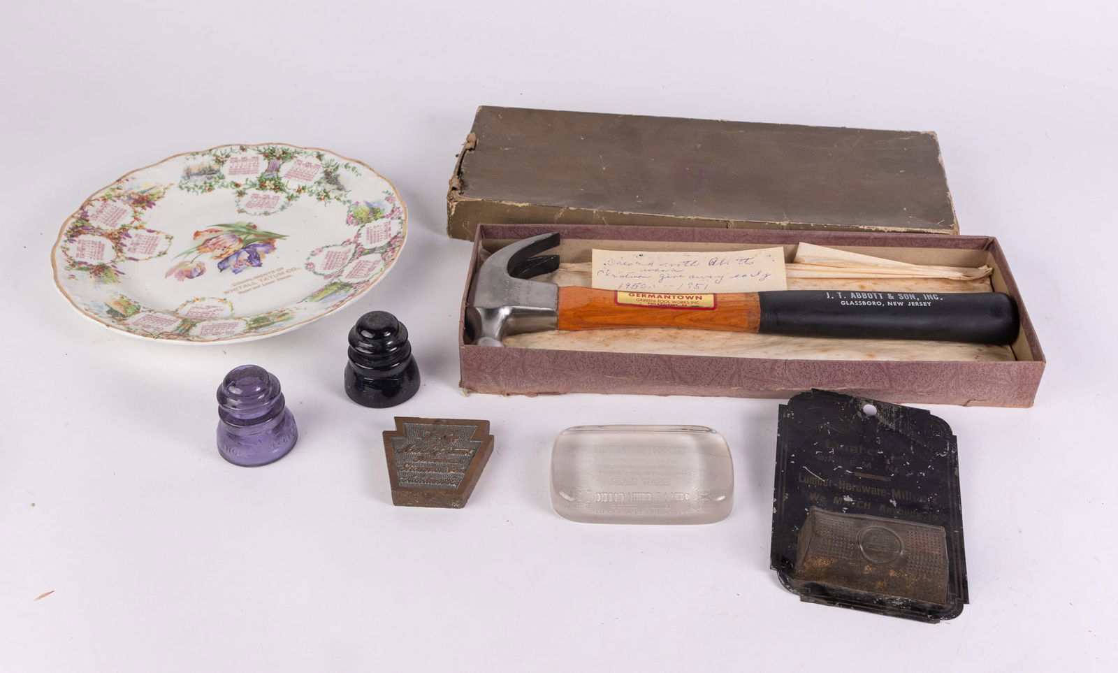 Grouping of Antique & Vintage Advertising Articles Mostly Local (1 of 7)