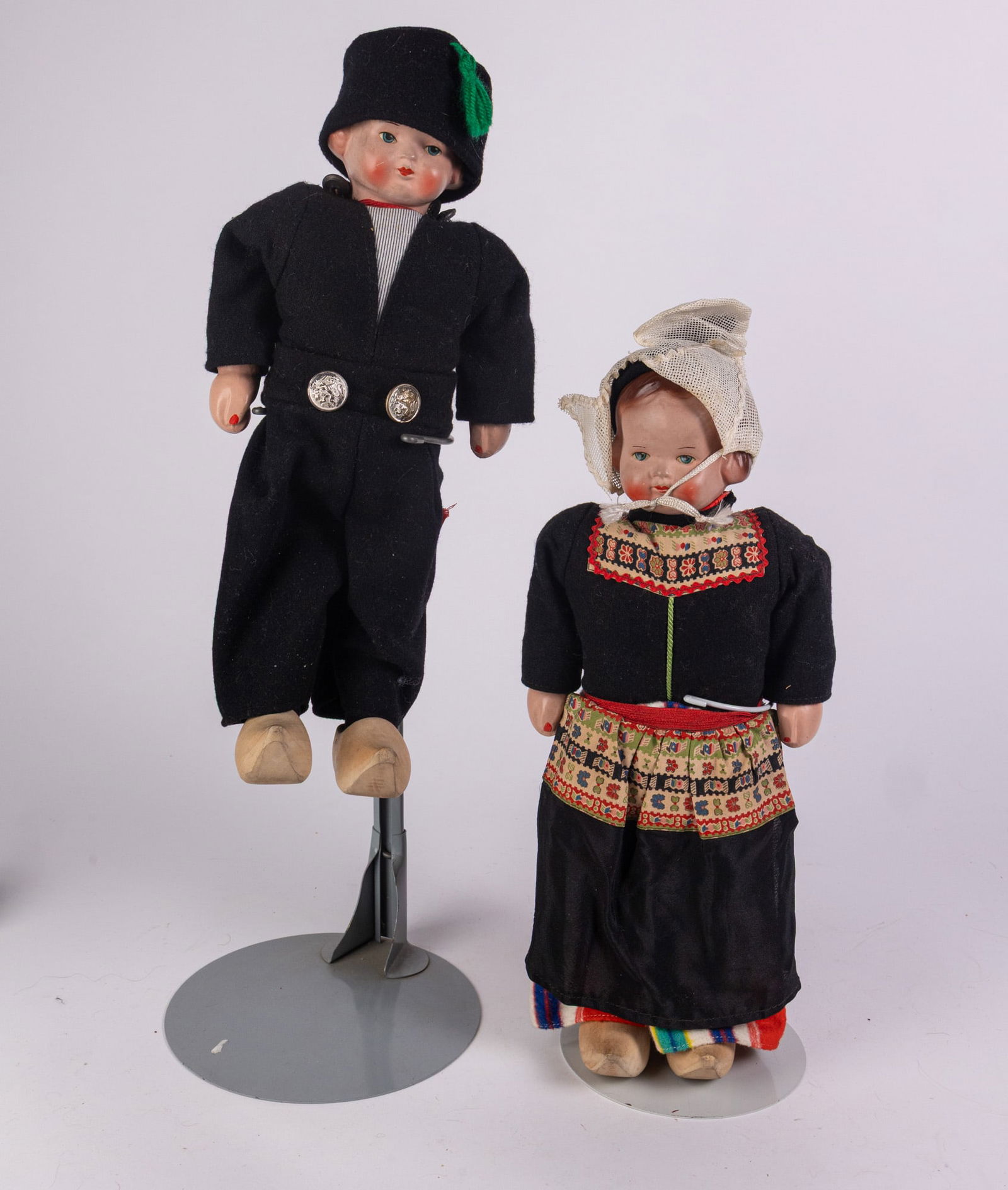 Pair of Vintage Dutch Walker Dolls (1 of 6)