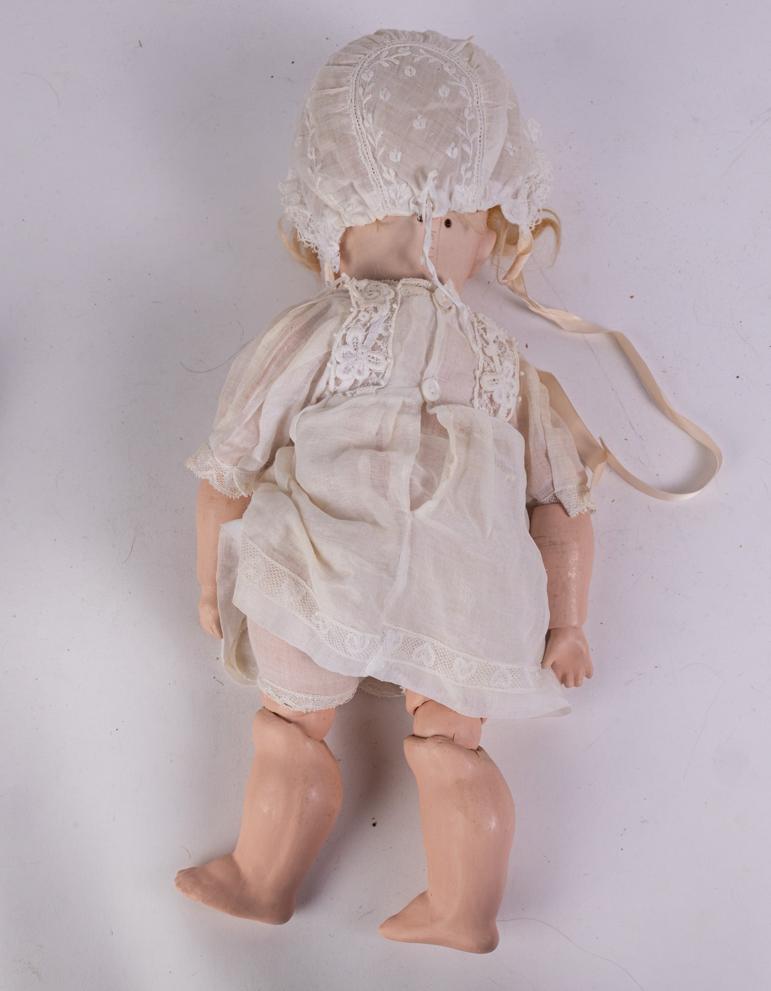 Antique M.S. Fulper Pottery Bisque Doll - 5