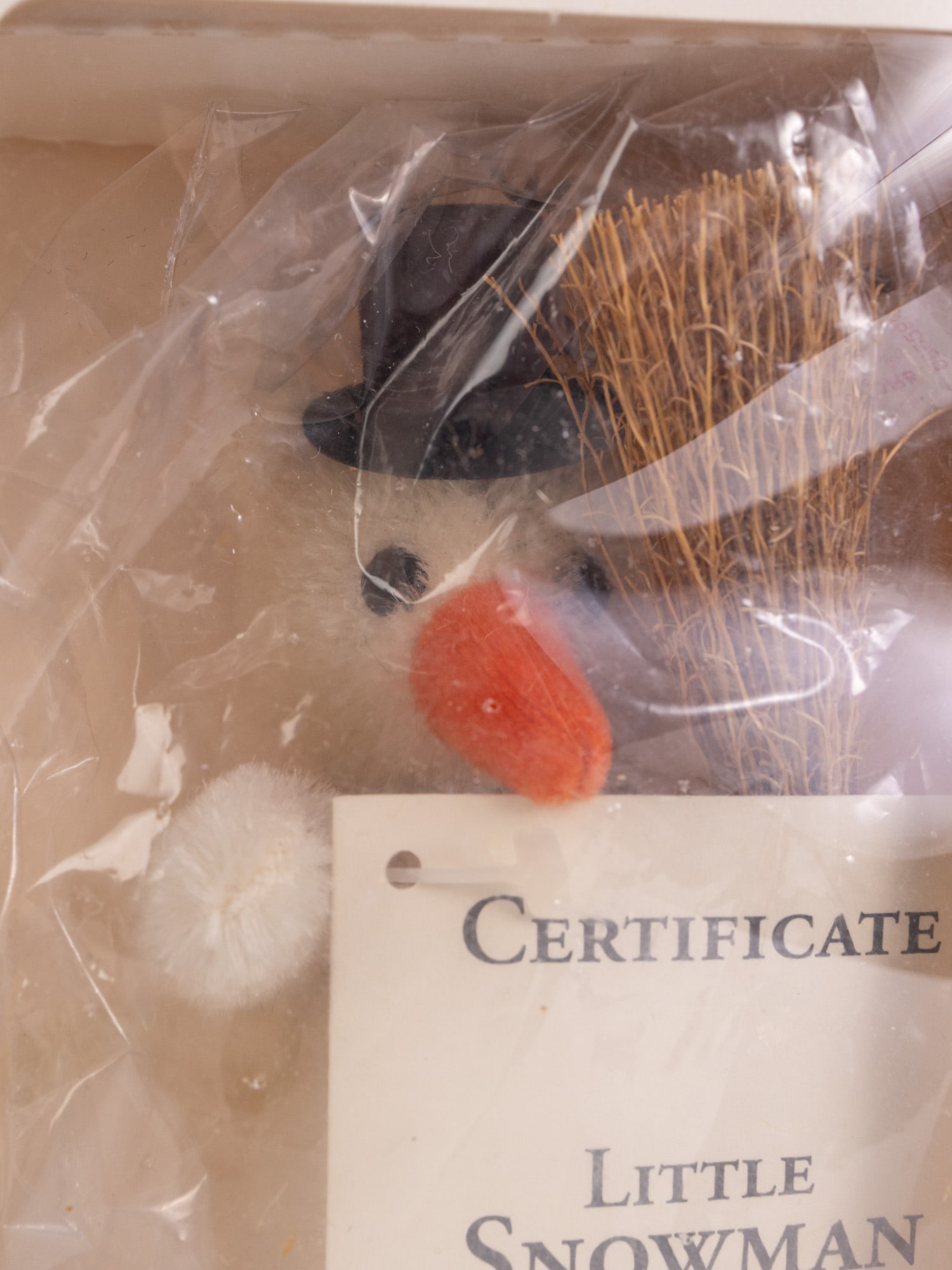 Steiff "Little Snowman" 1998 Christmas Ornament - 4