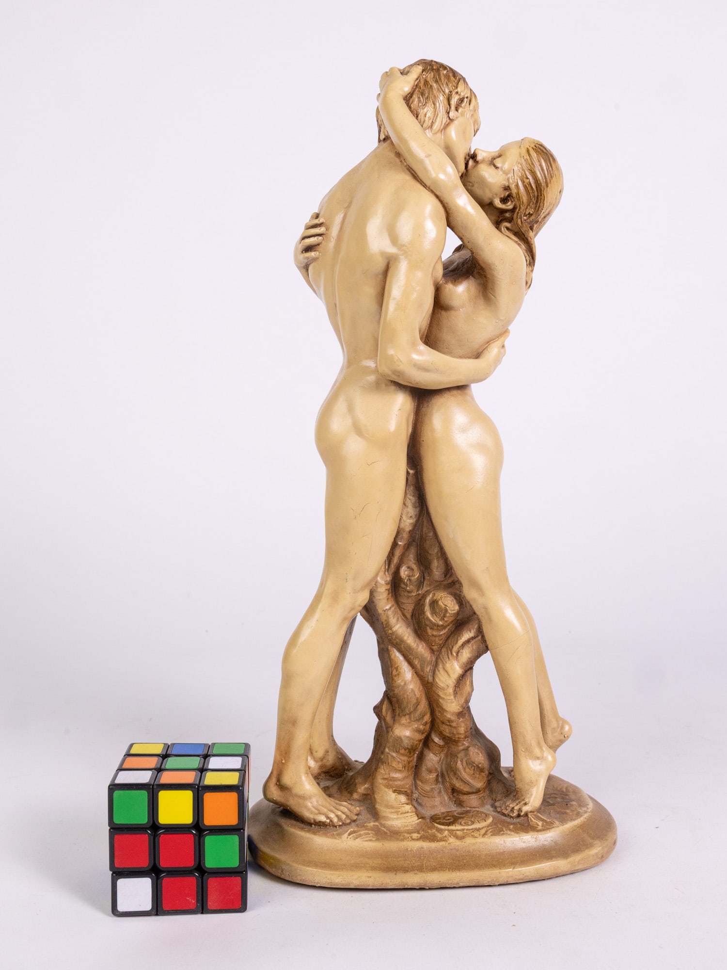 After A. Santini "The Kiss" Vintage Sculpture - 2
