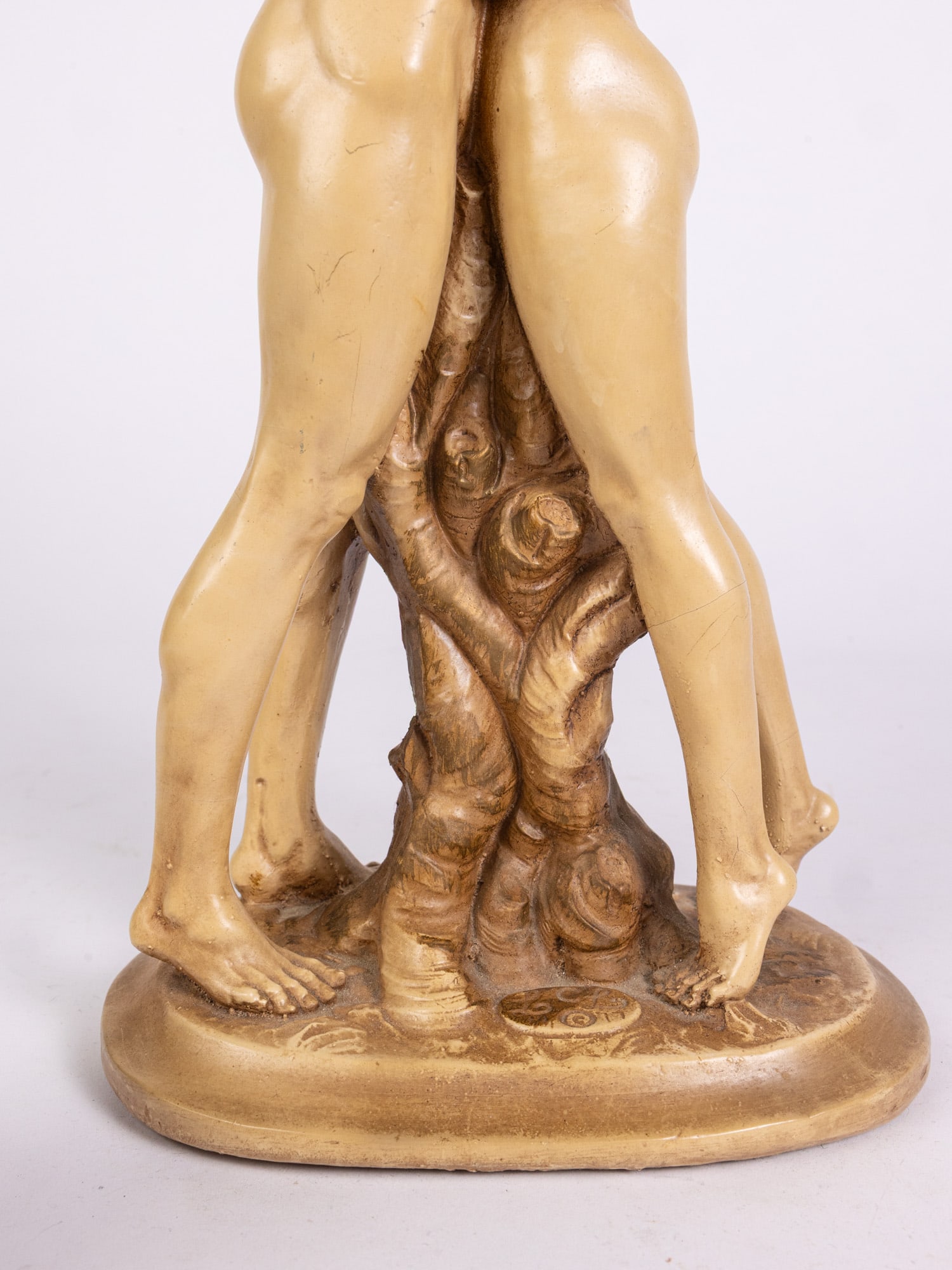 After A. Santini "The Kiss" Vintage Sculpture - 3