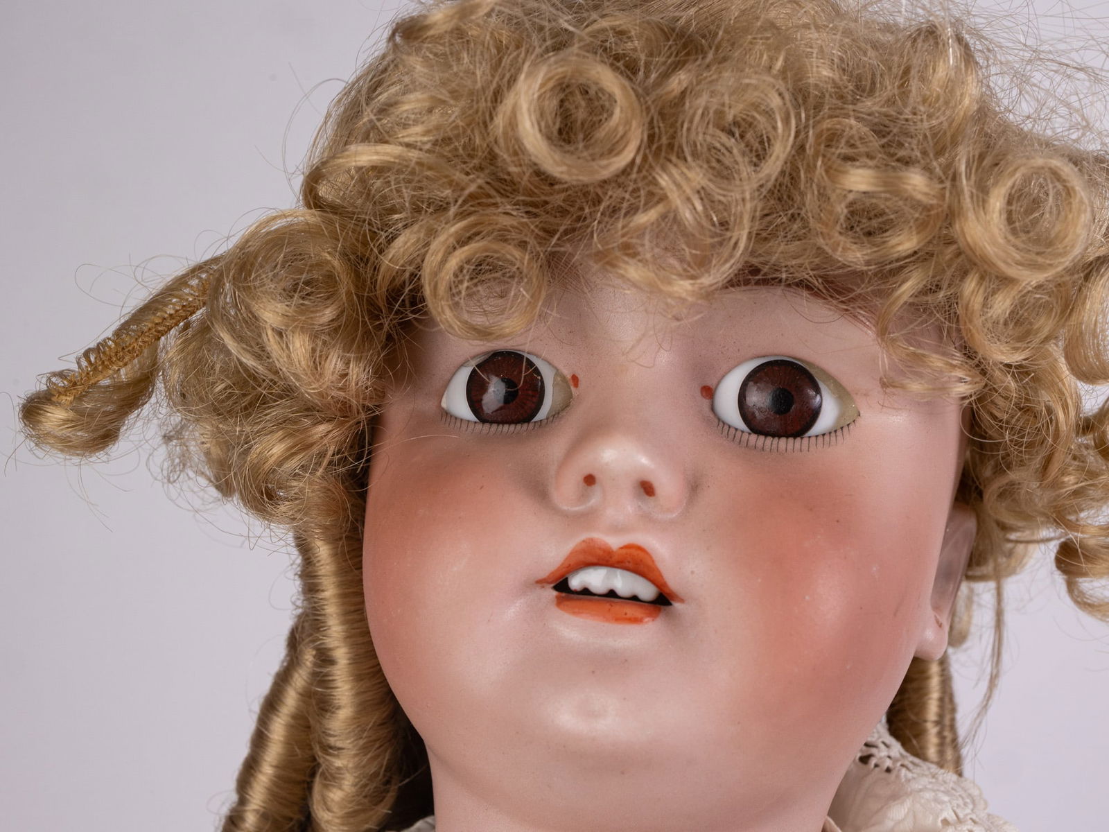 Antique C.M. Bergmann/Simon & Halbig German Bisque Doll - 2