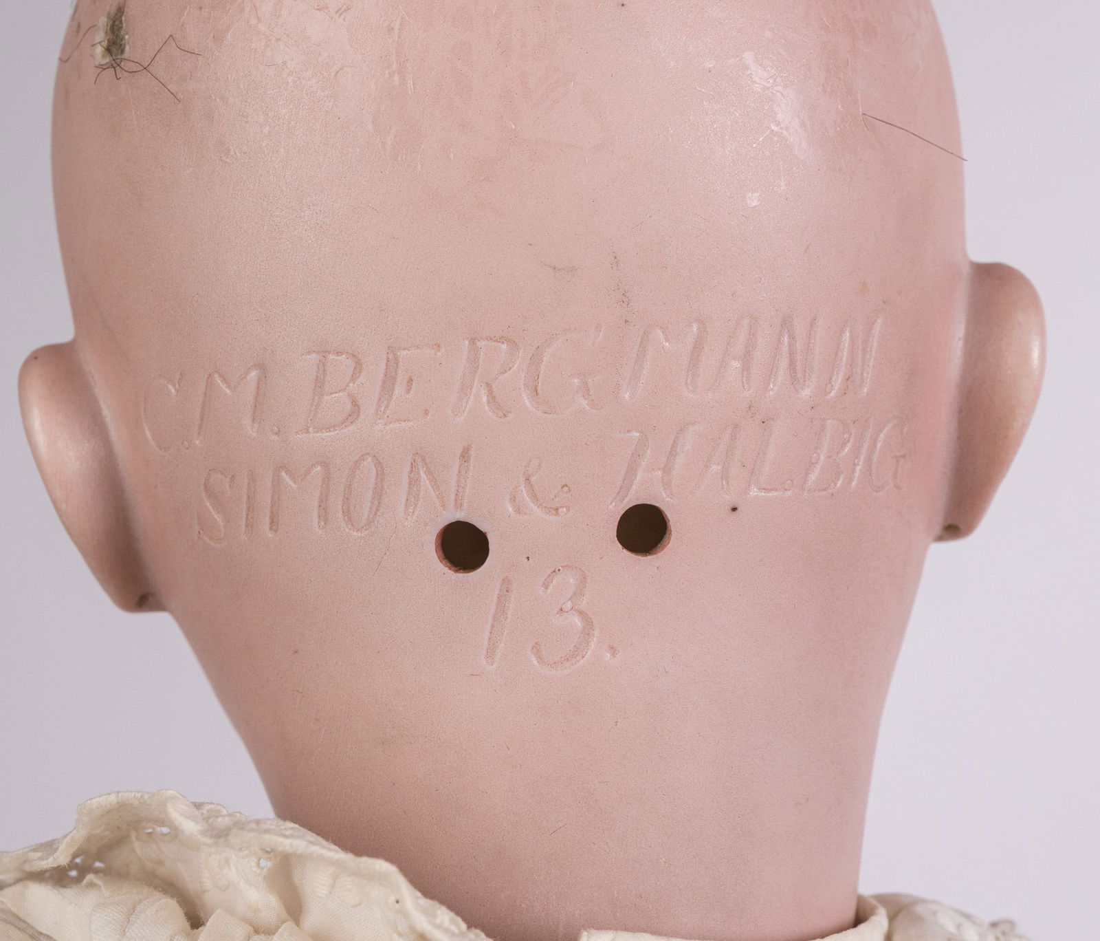 Antique C.M. Bergmann/Simon & Halbig German Bisque Doll - 7