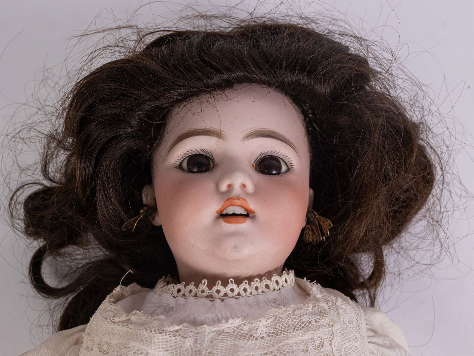 Antique Simon & Halbig German Bisque Doll - 3