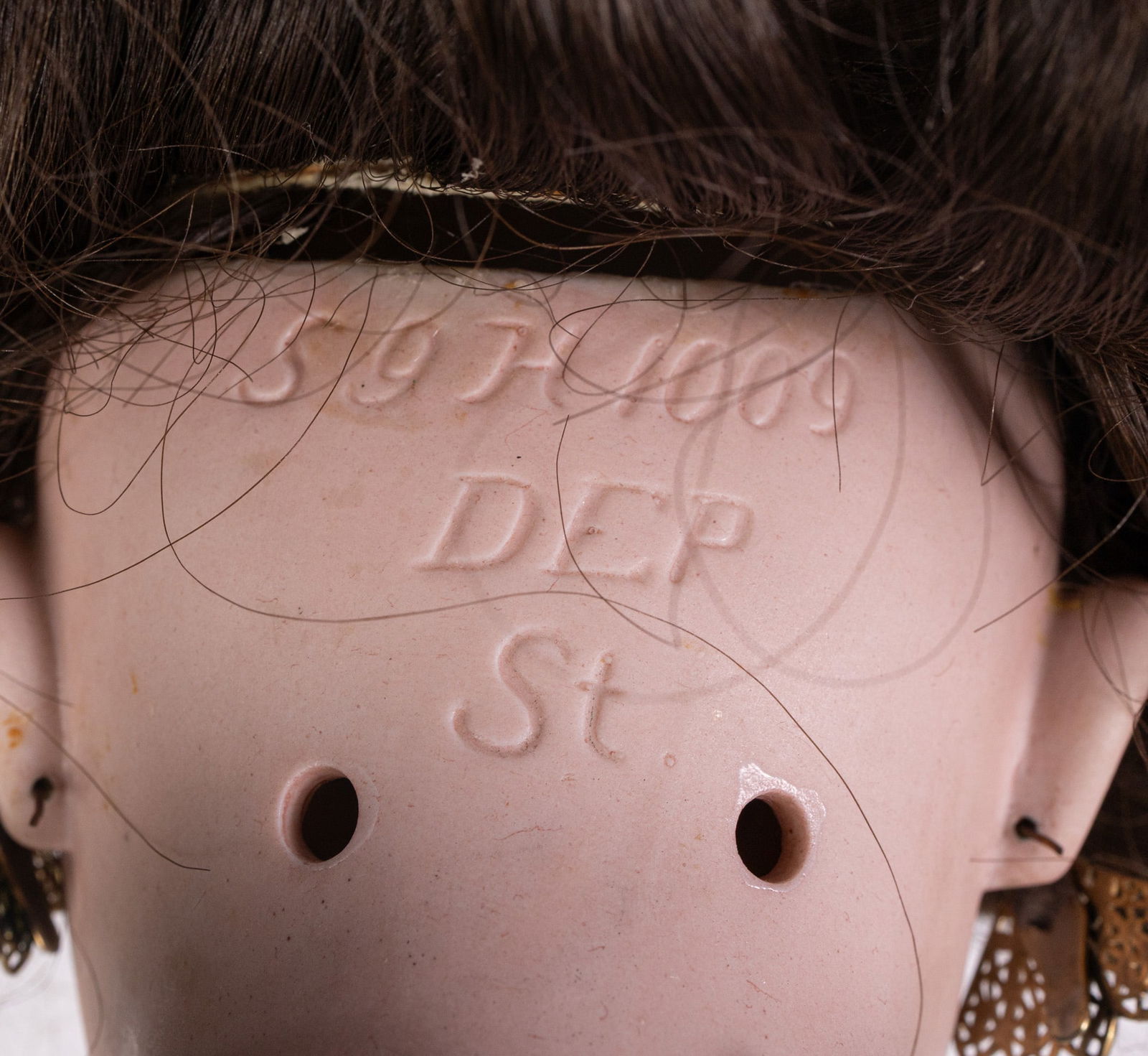 Antique Simon & Halbig German Bisque Doll - 6