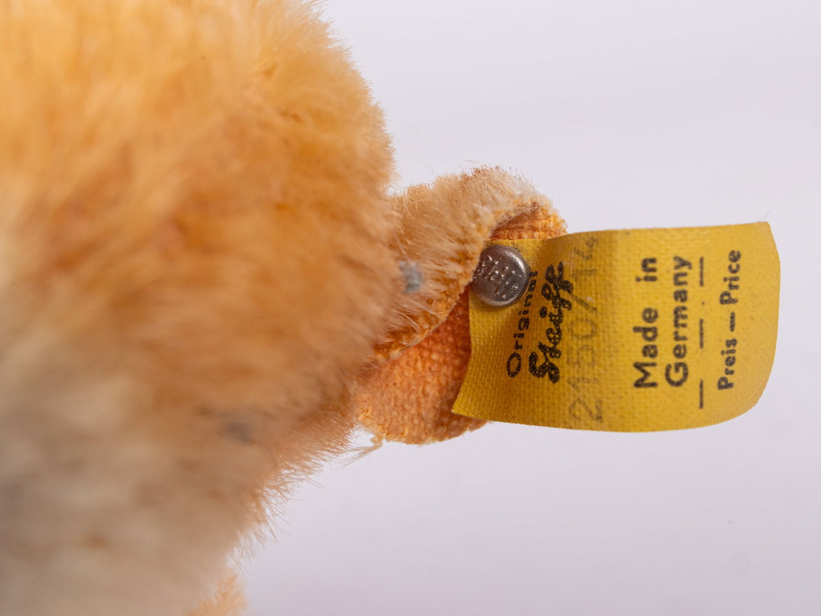 Steiff "Goldy" 6" Hamster Stuffed Animal - 4