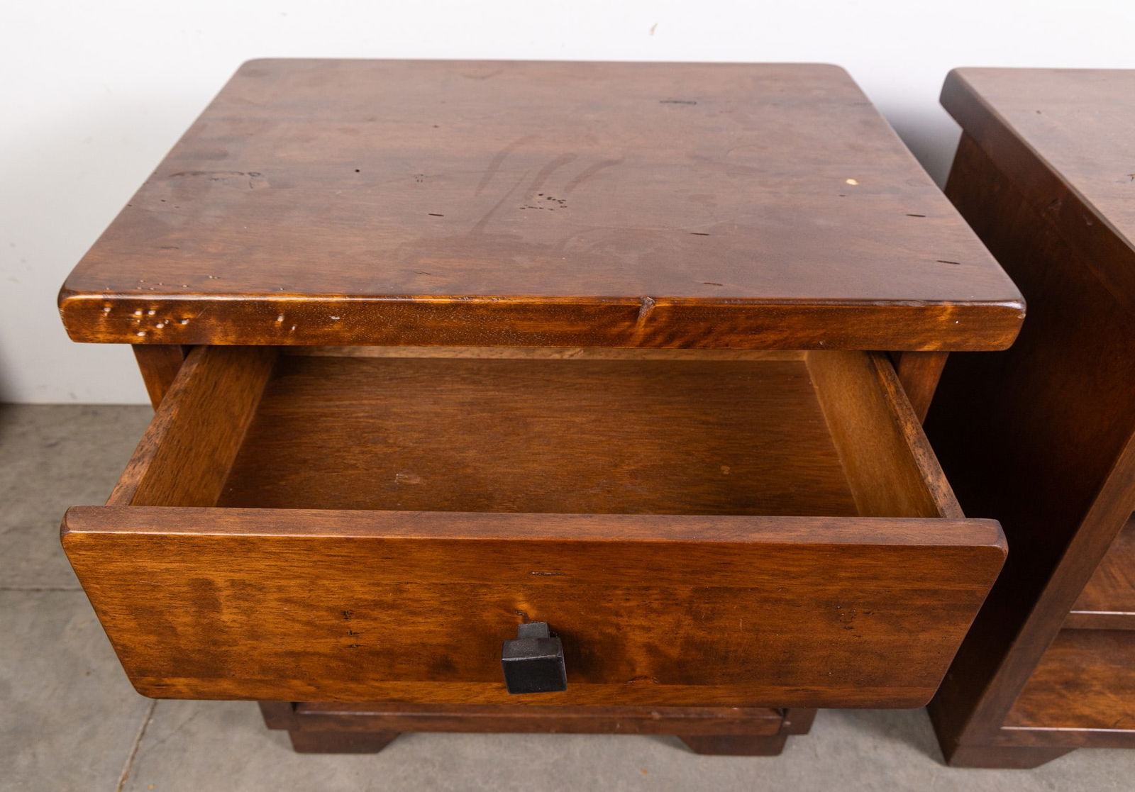 Pair of Pottery Barn "Sumatra" Nightstands - 3