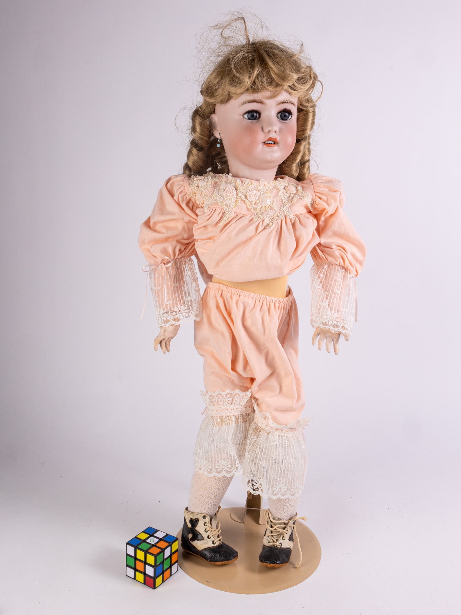 Antique C.M. Bergmann/Simon & Halbig German Bisque Doll - 2