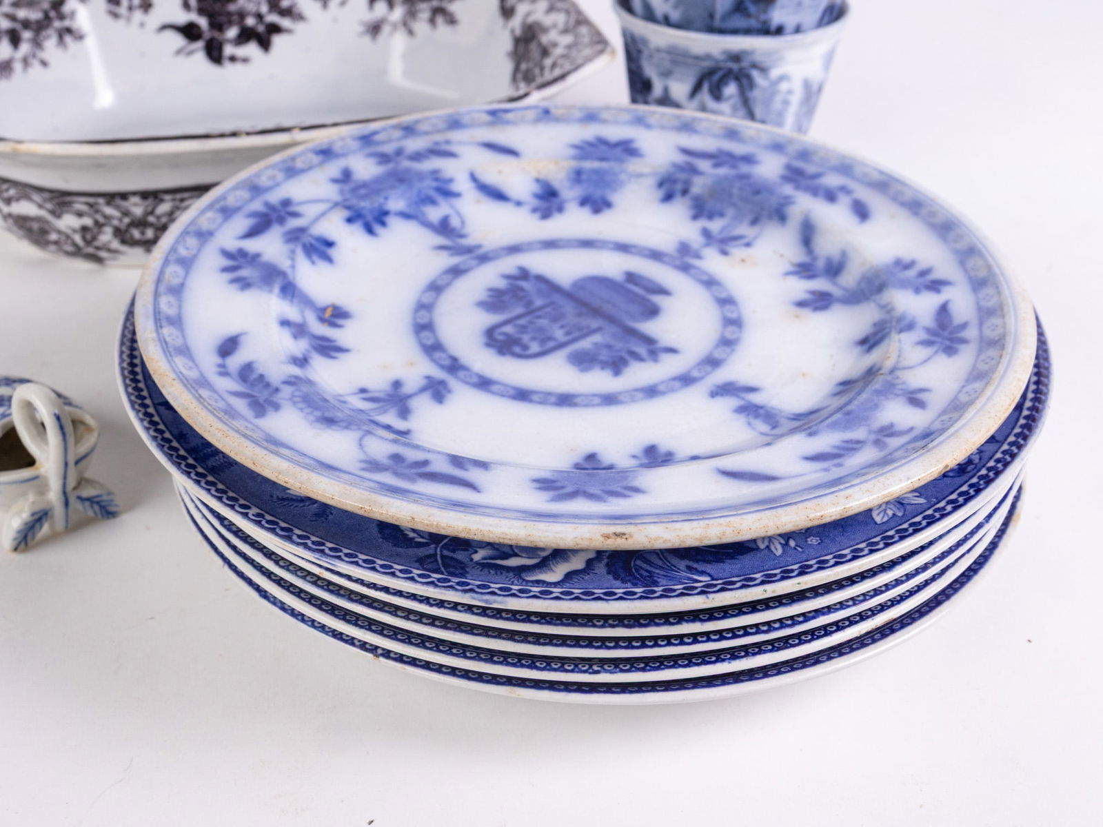 Assortment of Antique Transferware - 3