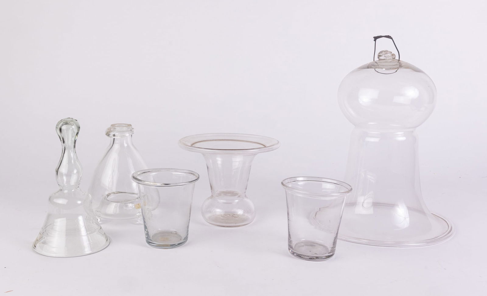 Vintage Hand Blown Glass Articles Grouping: Vintage Hand Blown Glass Articles GroupingSize7" x 12" x 12"LiteratureBrooks Auction – Online Auction Terms & Conditions Contact: (856) 694-2960 | info@brooks.auction READ BEFORE YOU BID: We