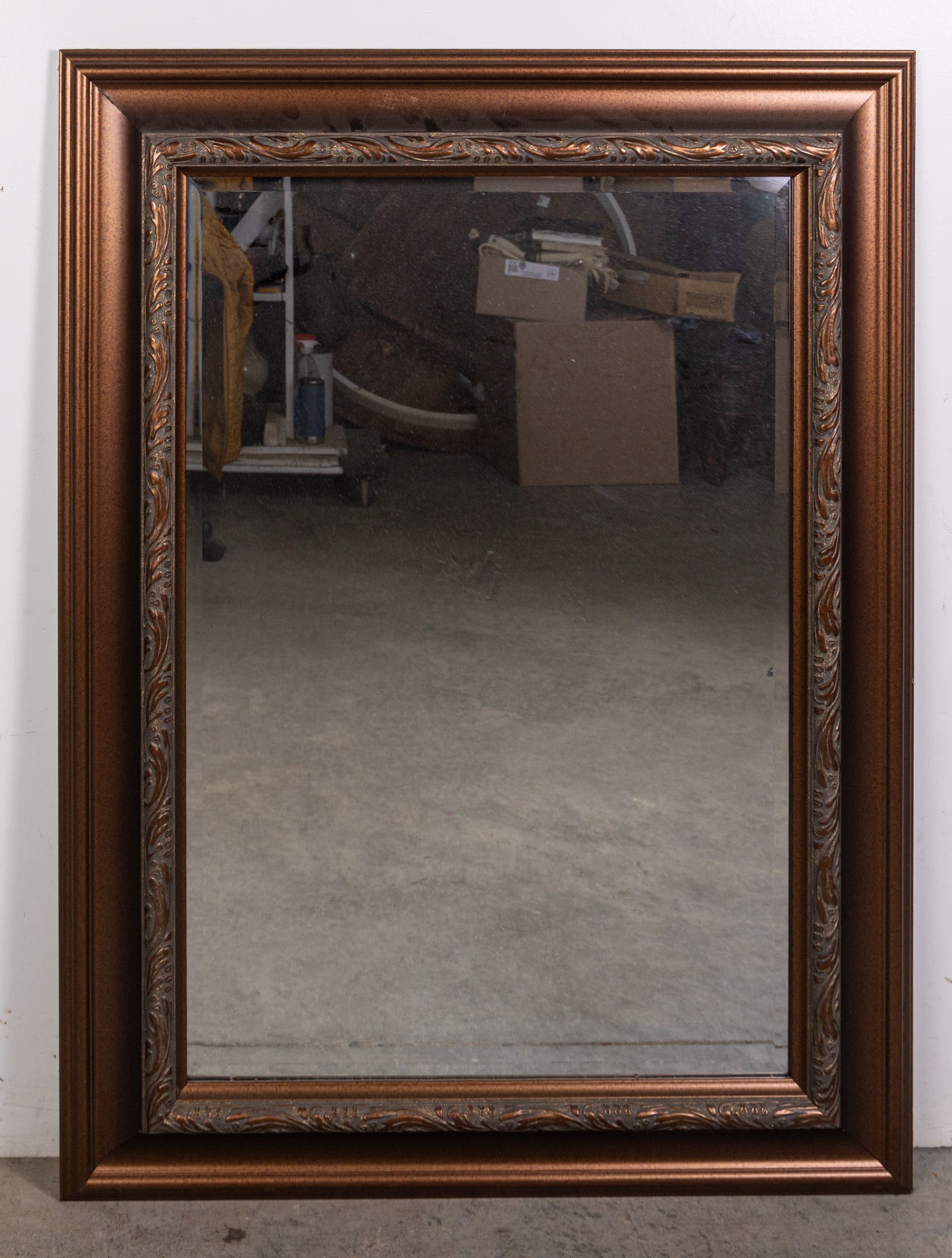 Large Decorative Beveled Wall Mirror (1 of 3)