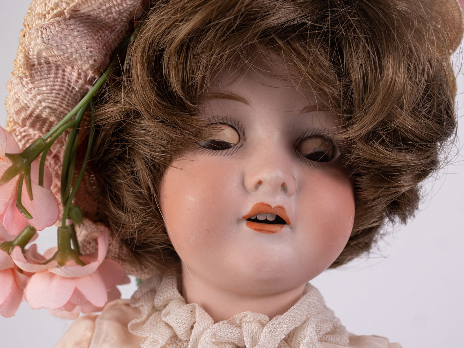 Antique C.M. Bergmann German Bisque Doll - 3