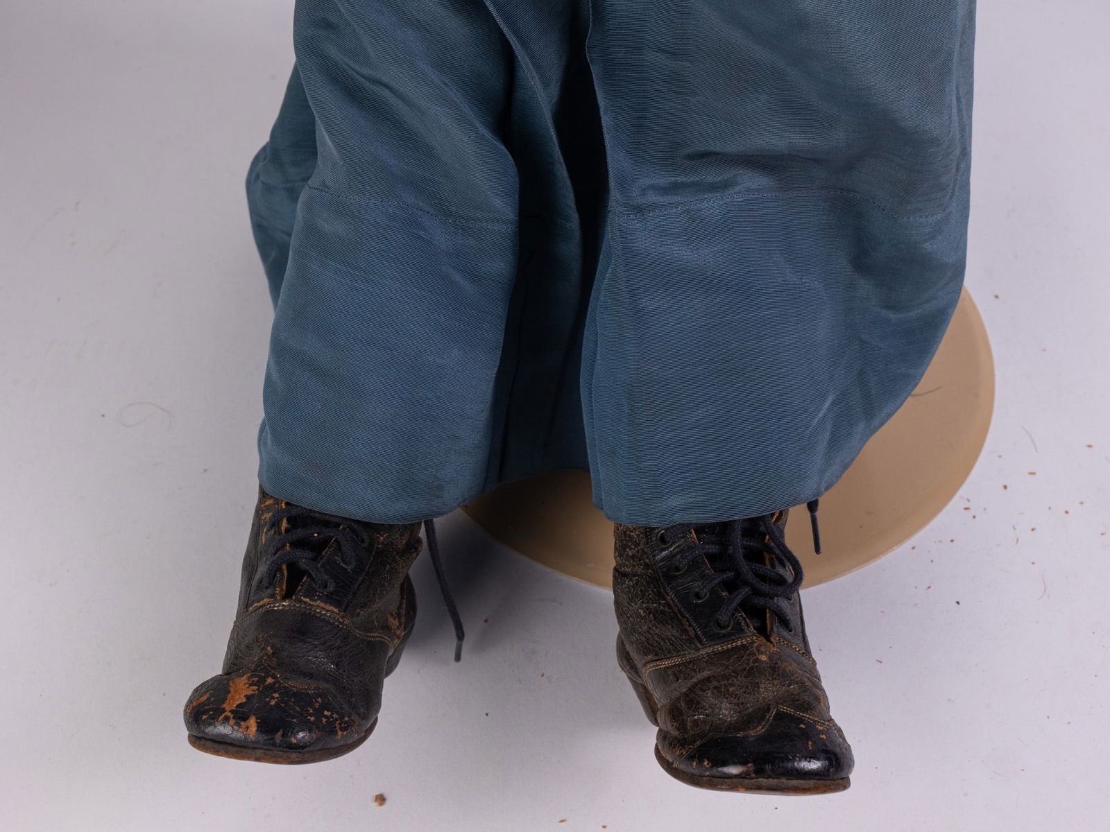 Antique 30" Bisque Porcelain Doll - 4