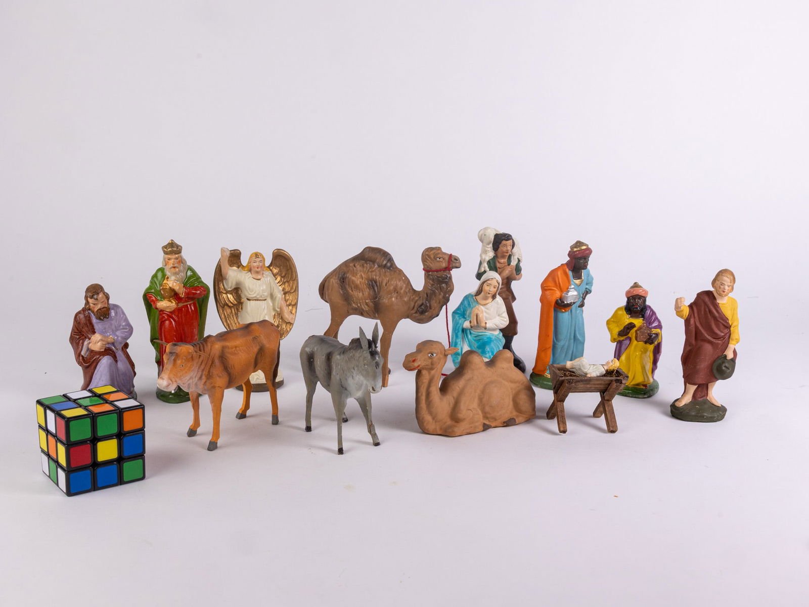 Vintage German Nativity Scene - 2