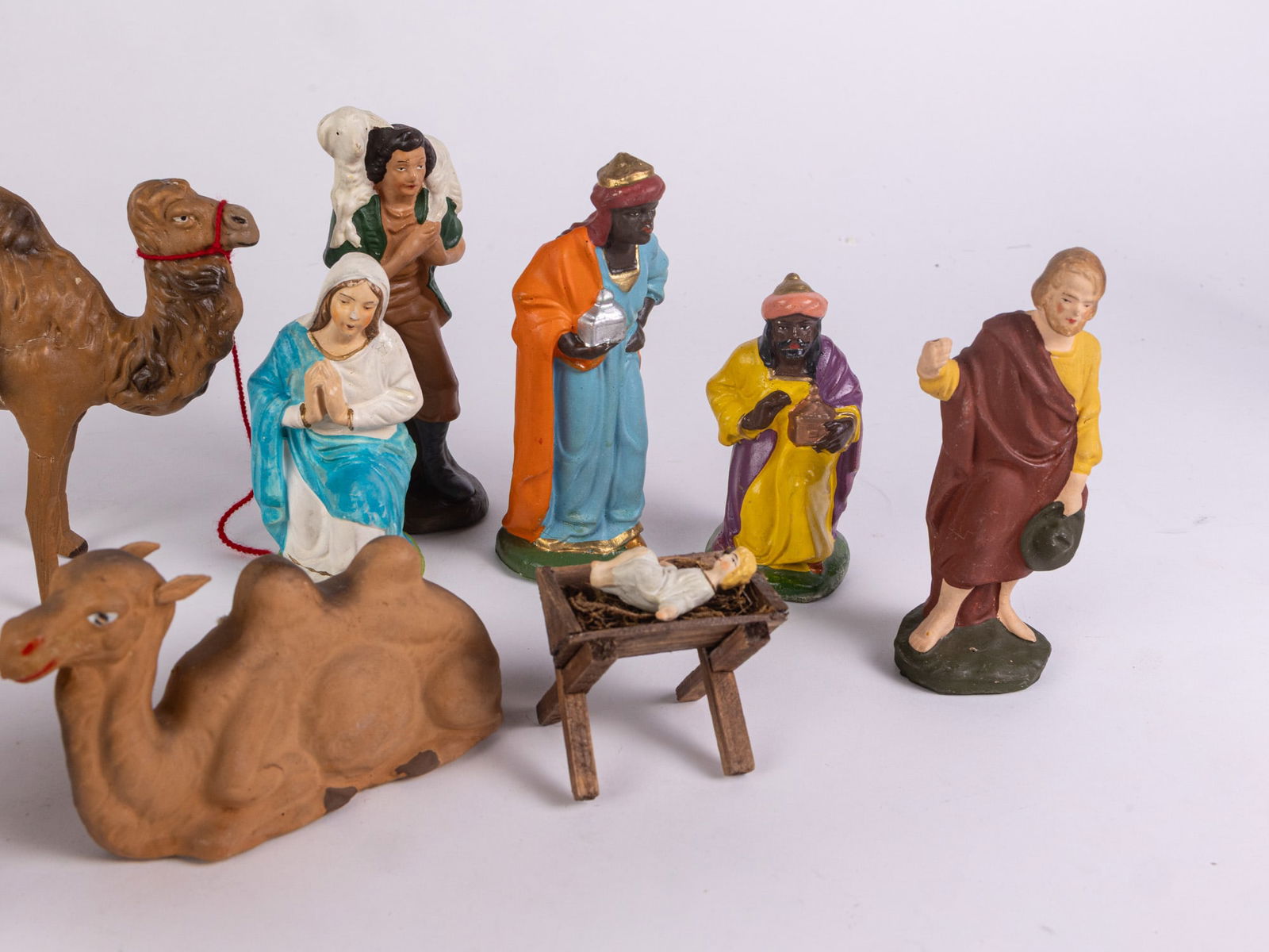 Vintage German Nativity Scene - 6