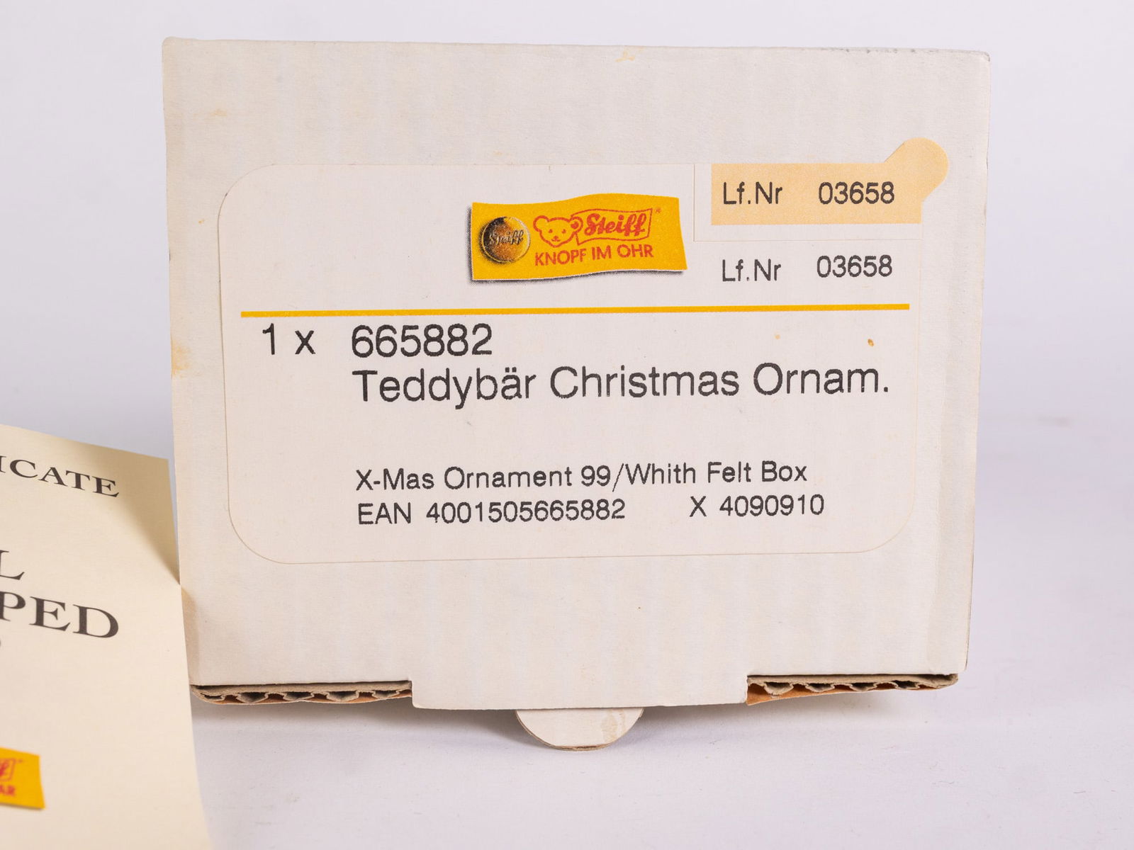 Steiff "All Wrapped Up" Collectible Tree Ornament - 3