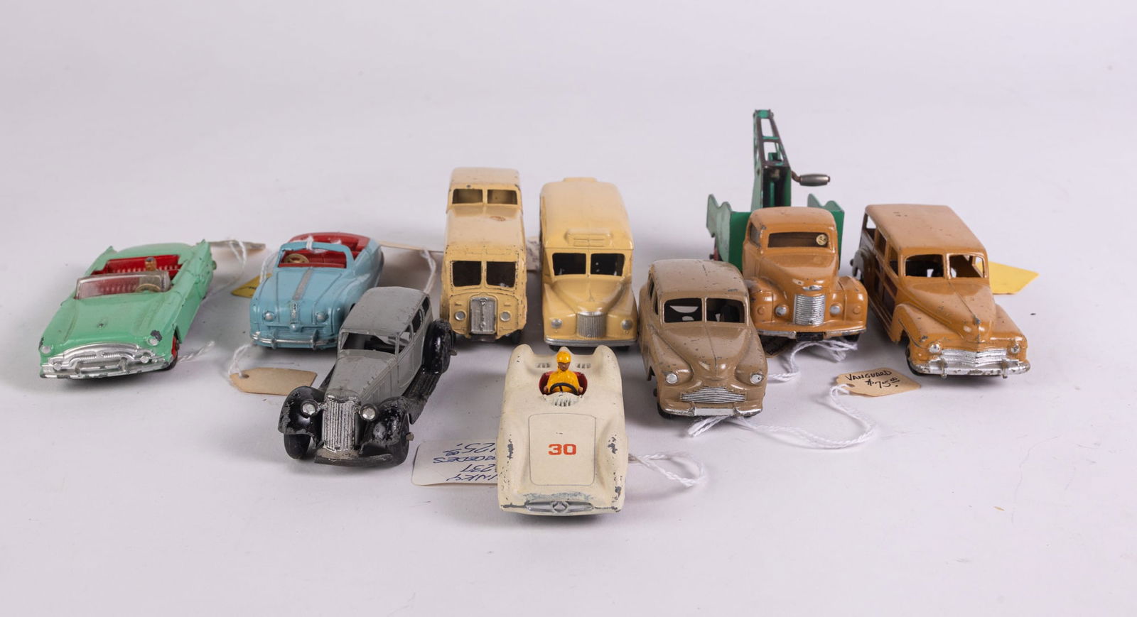 Vintage Dinky Toy Vehicle Assortment ft. #237 Mercedes: Vintage Dinky Toy Vehicle Assortment ft. #237 MercedesSize7" x 12" x 12"LiteratureBrooks Auction – Online Auction Terms & Conditions Contact: (856) 694-2960 | info@brooks.auction READ BEFORE