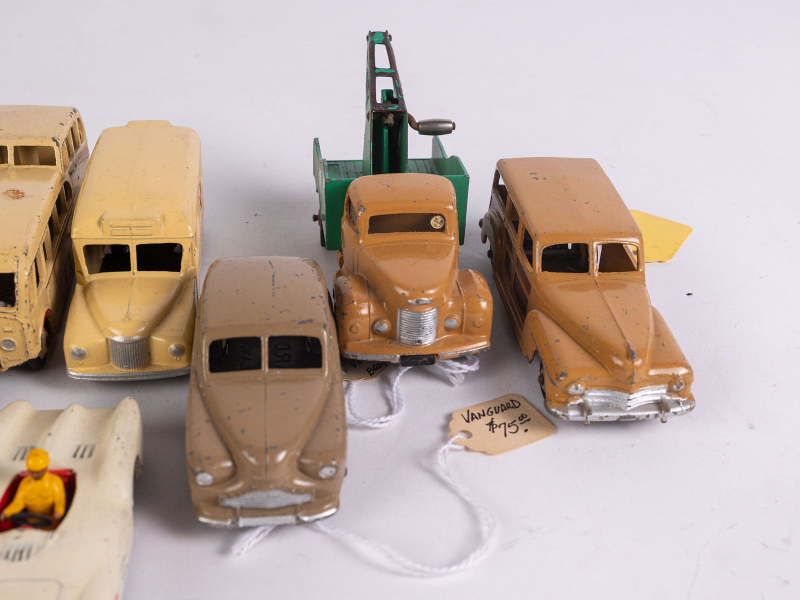 Vintage Dinky Toy Vehicle Assortment ft. #237 Mercedes - 5