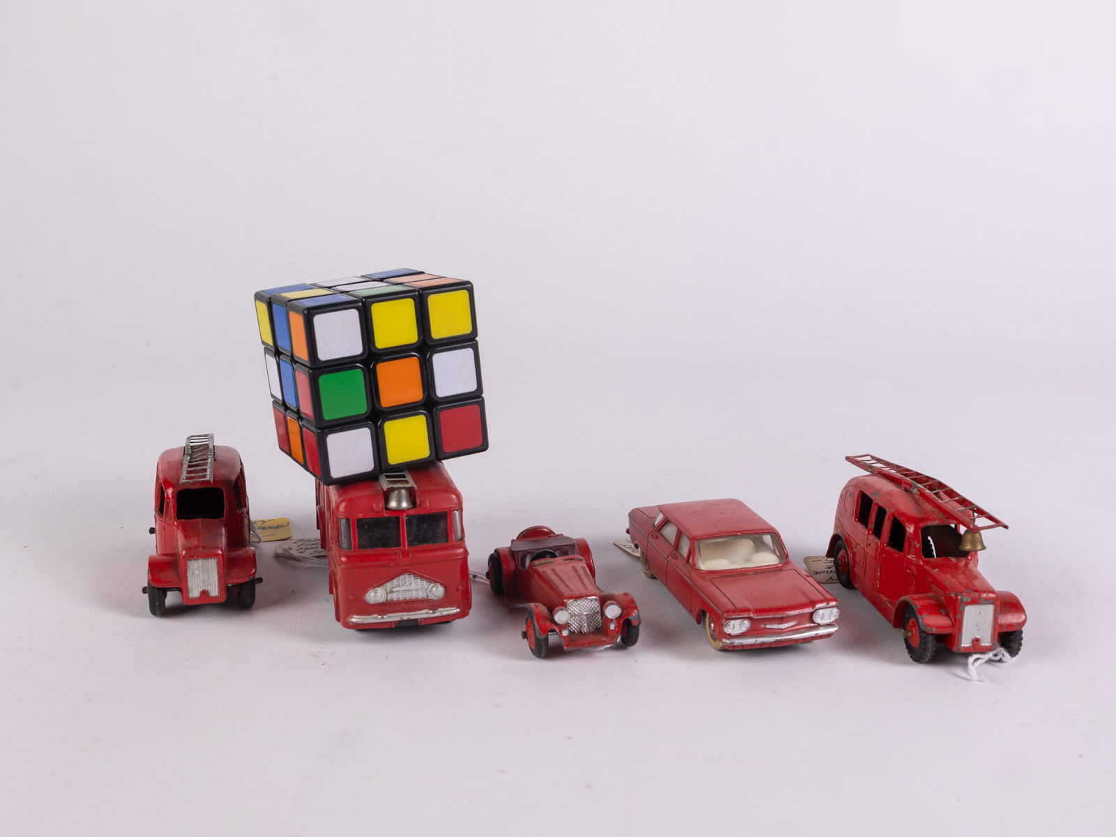 Vintage Dinky Toy Vehicle Assortment ft. #552 Corvair - 2