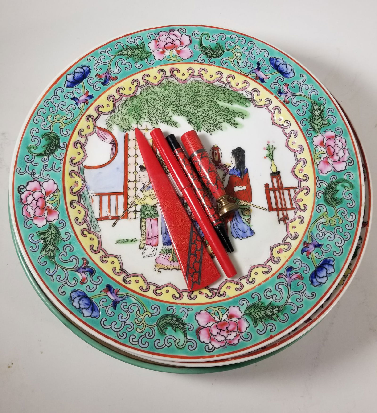 Vintage Asian Porcelain Plates (1 of 3)