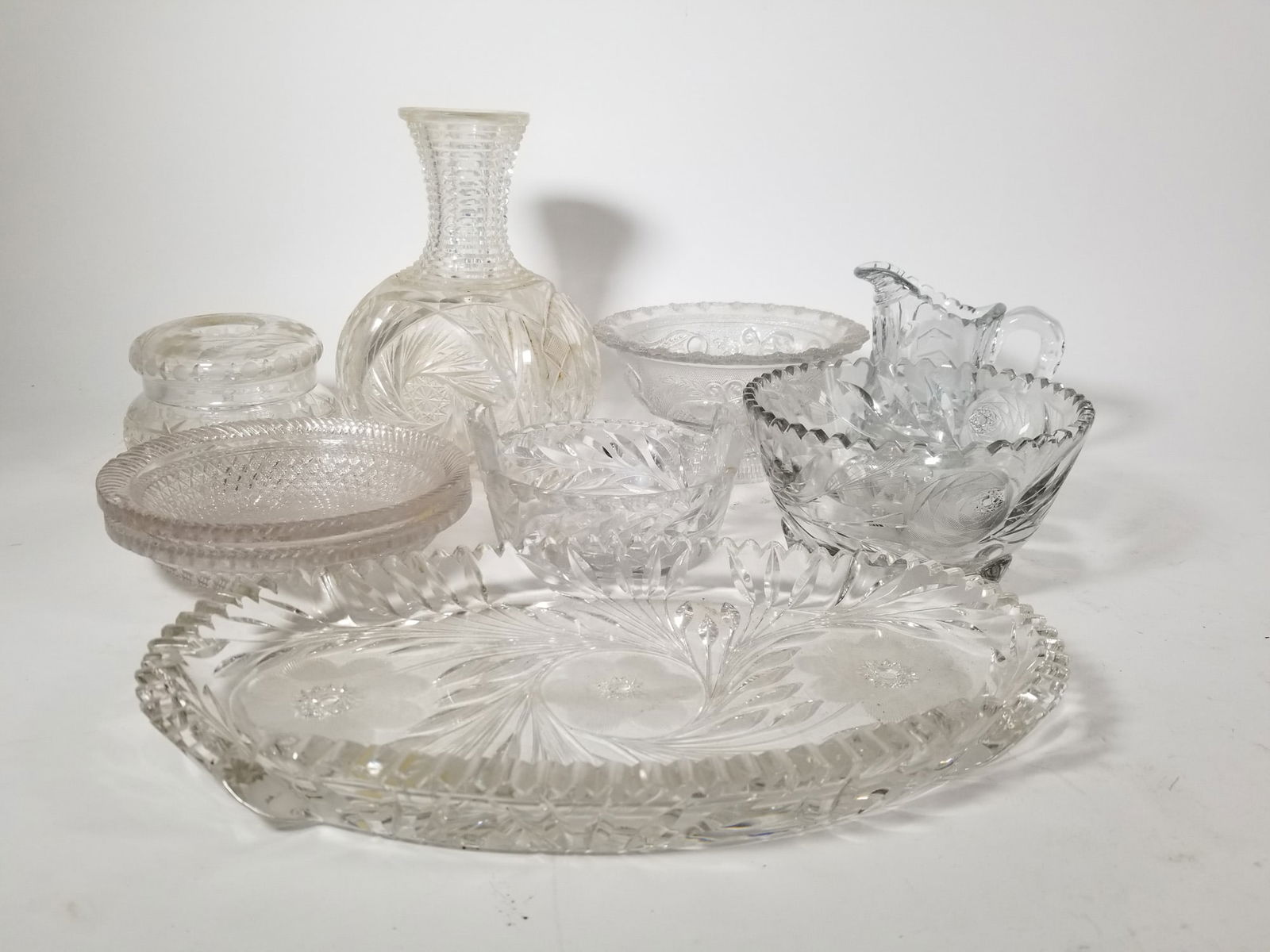 Antique Cut Glass Grouping (1 of 3)