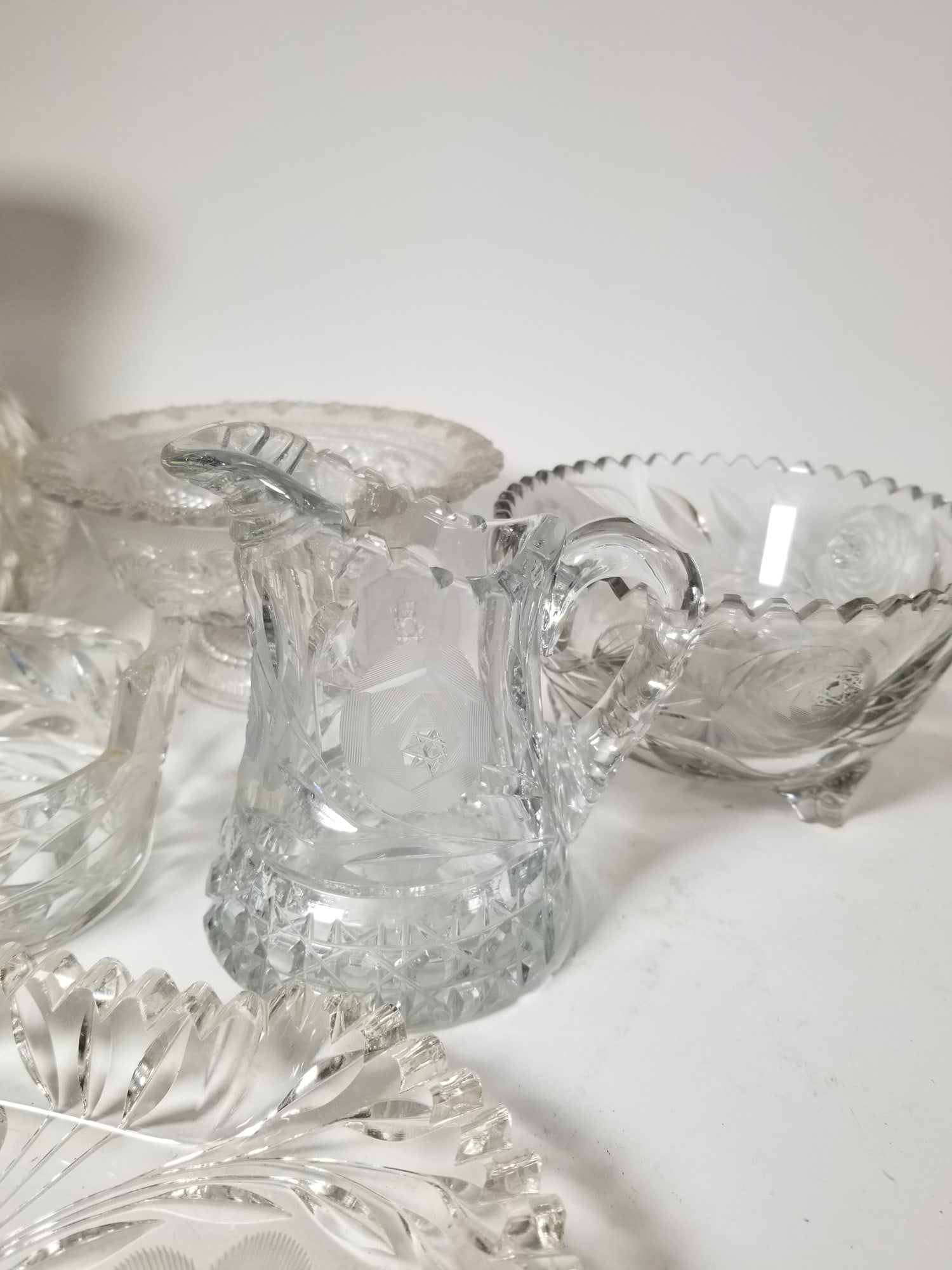 Antique Cut Glass Grouping - 2