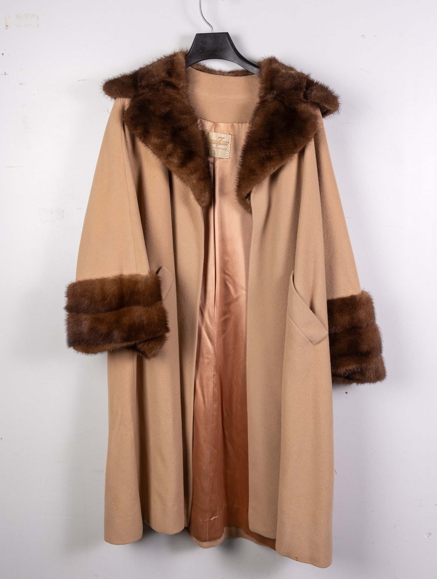 Vintage Zinman Furs Fur Trimmed Coat (1 of 3)