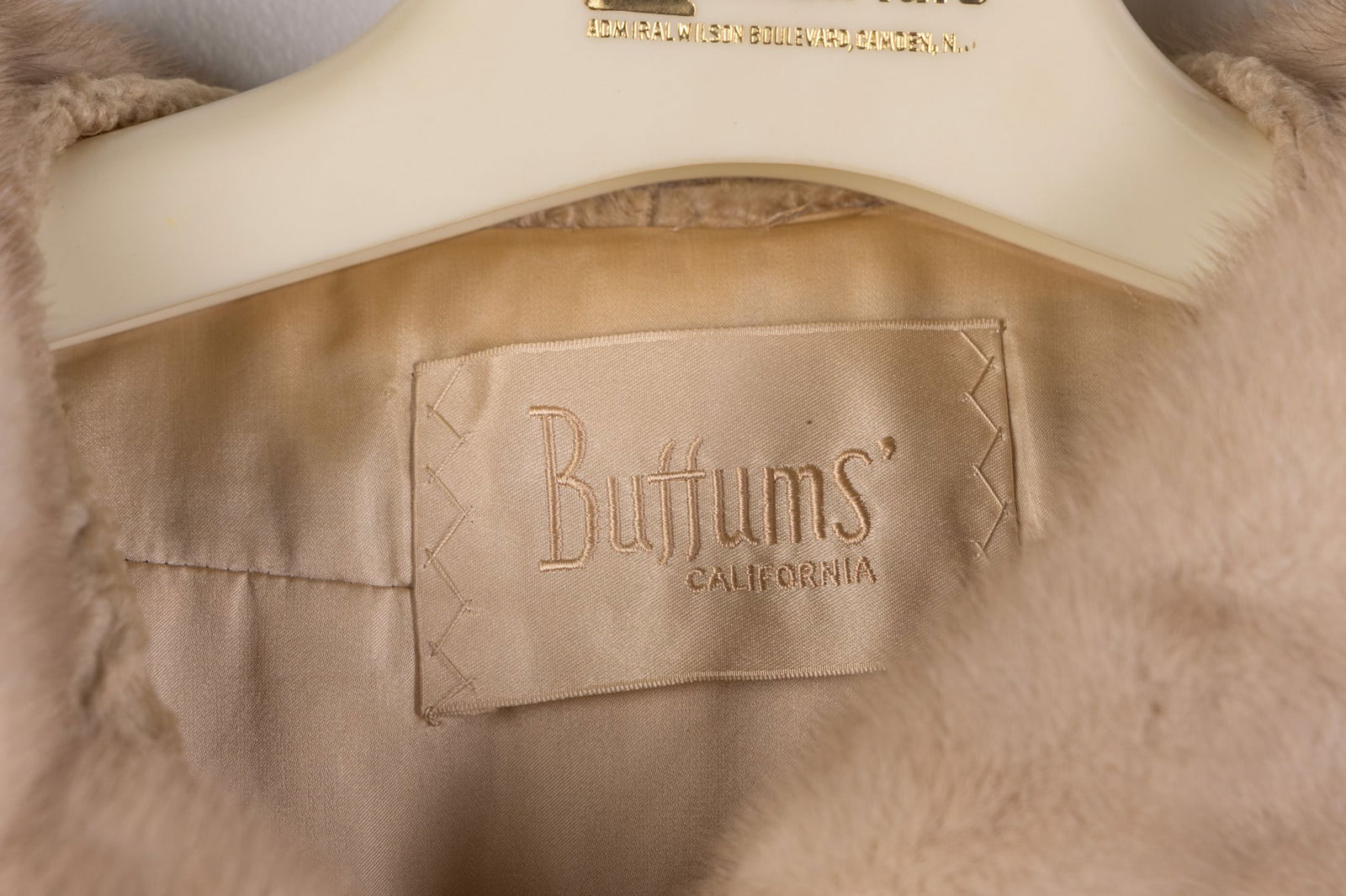 Buffum's California Vintage Fur Trimmed Coat - 2