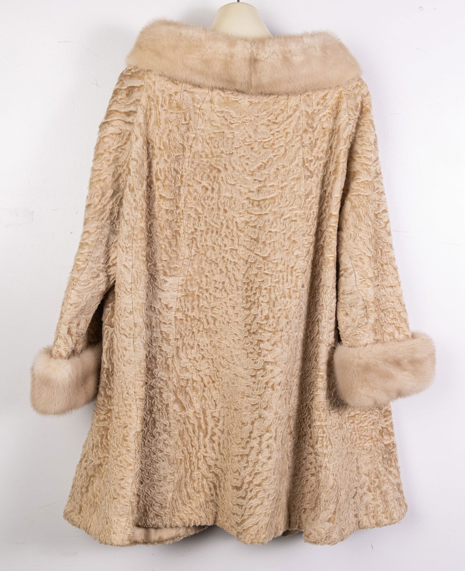 Buffum's California Vintage Fur Trimmed Coat - 3