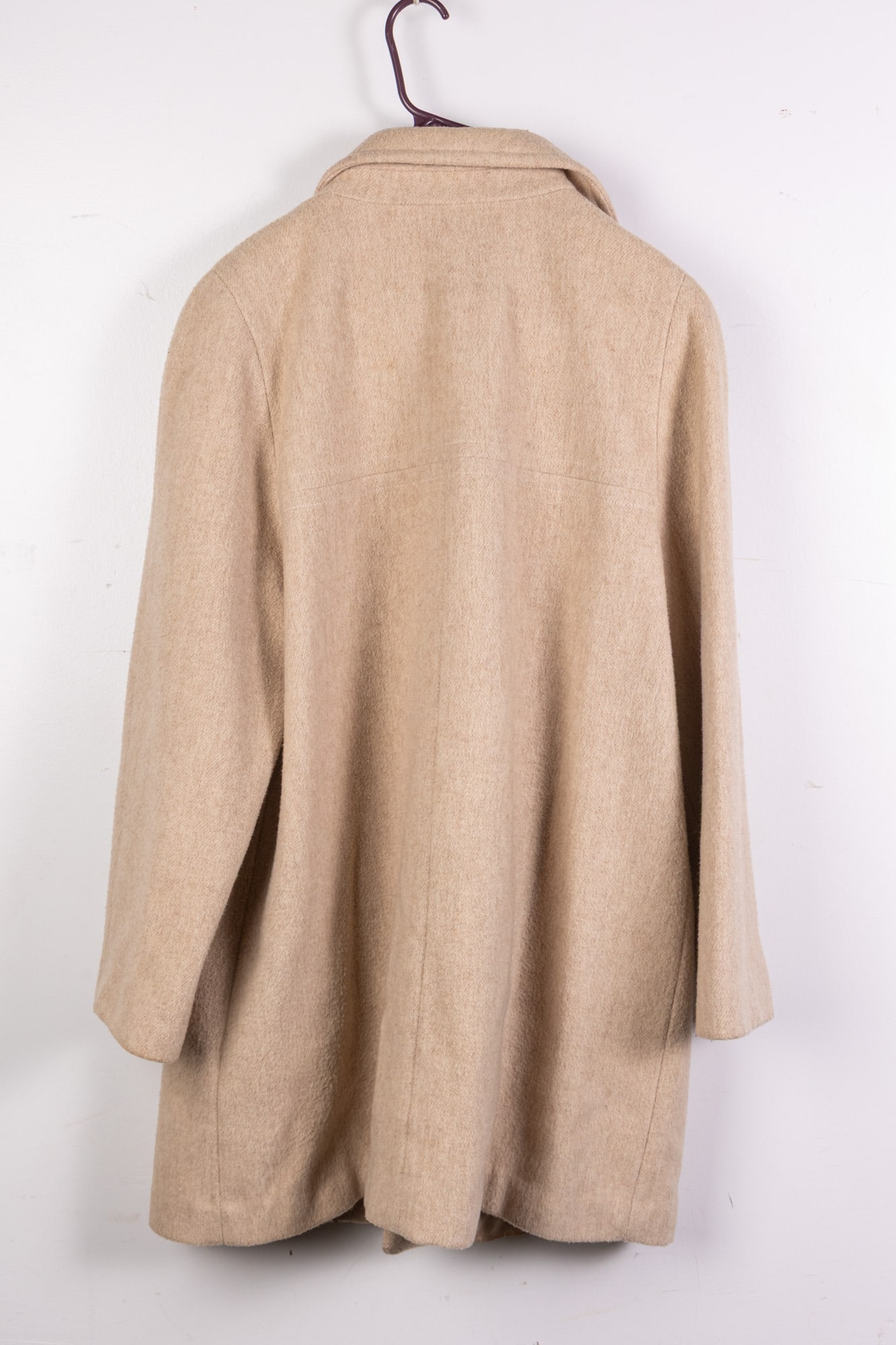 Vintage London Fog Cream Colored Wool Coat - 3