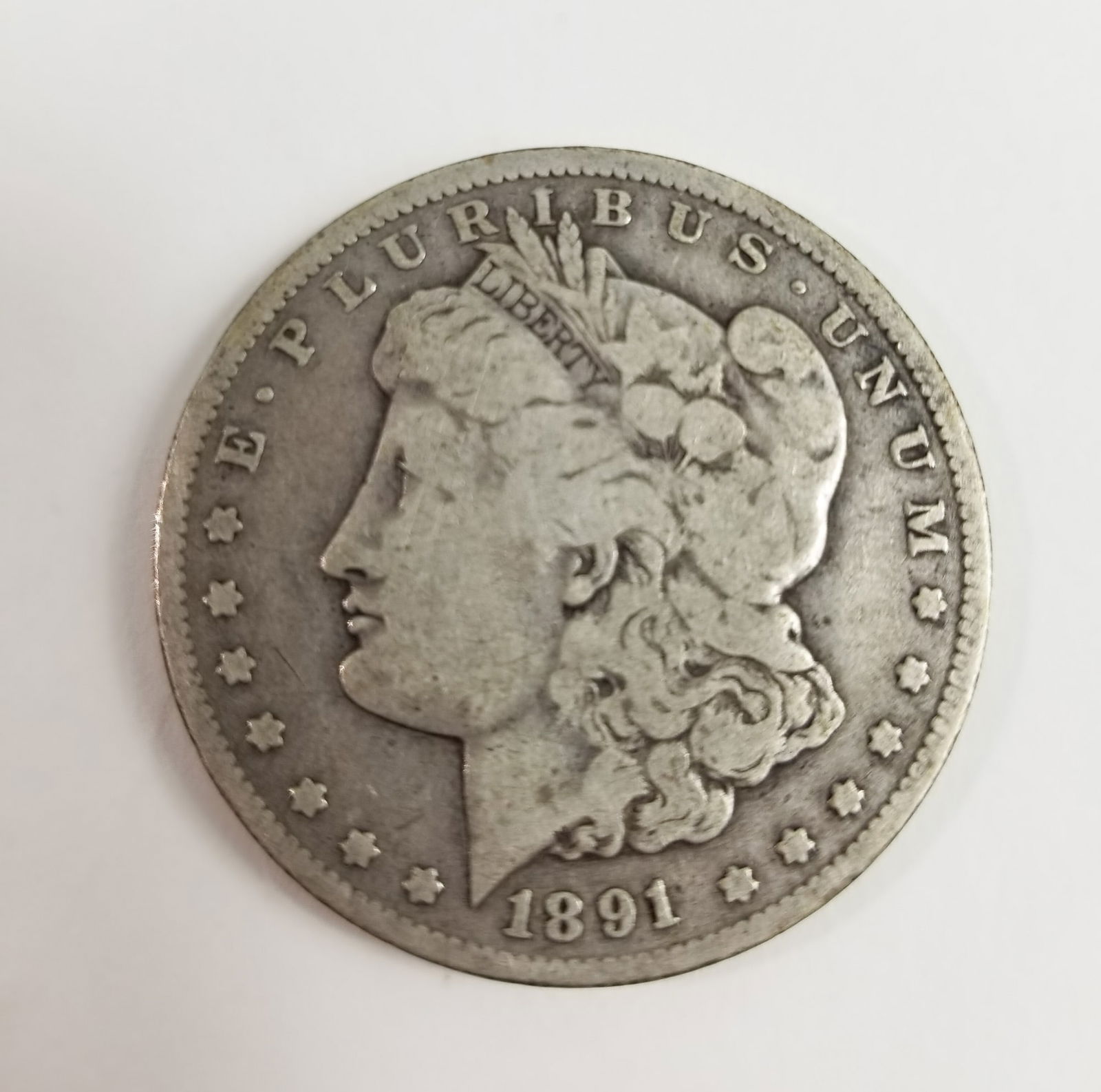 1891 Morgan Silver Dollar (1 of 2)