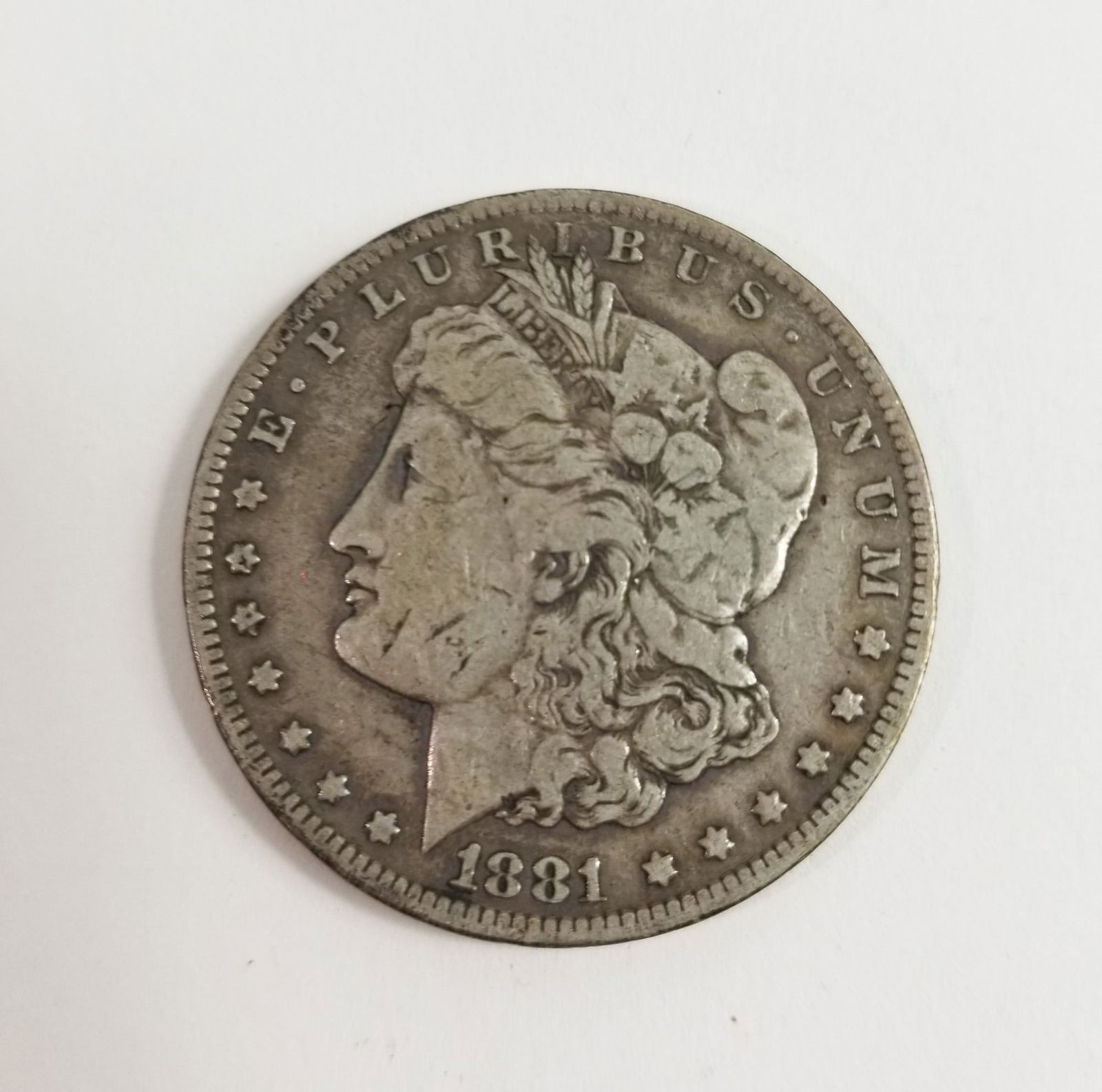 1881 Morgan Silver Dollar (1 of 2)