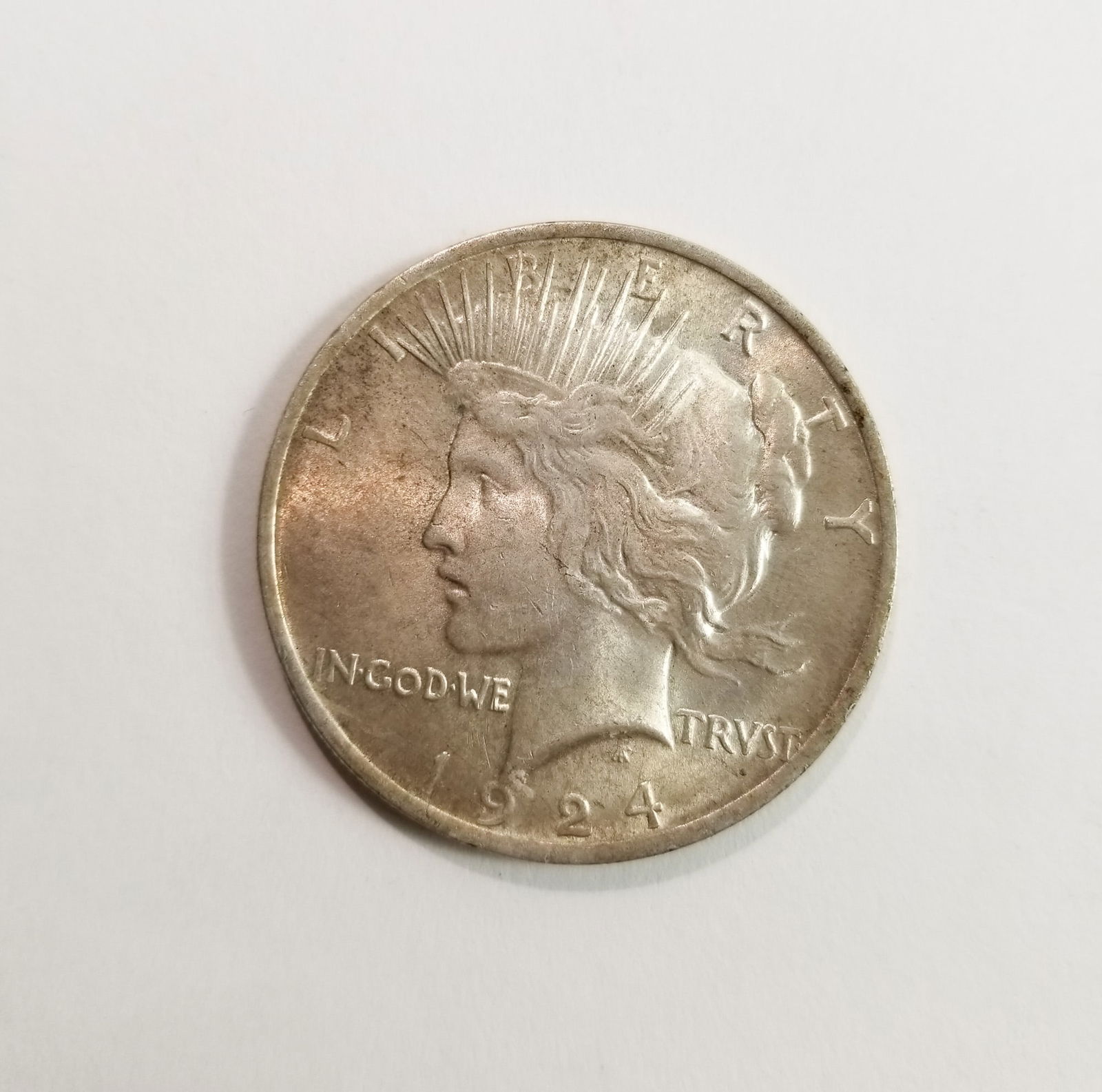 1924 Peace Silver Dollar (1 of 2)