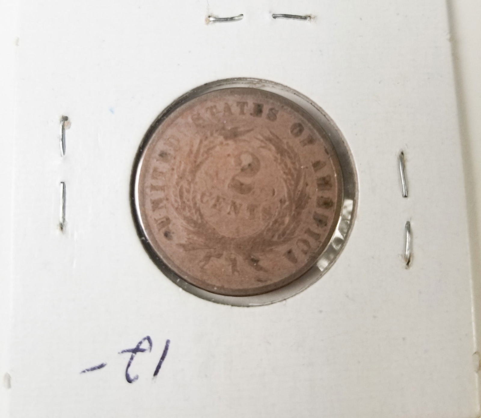1864 Two Cent Coin - 2