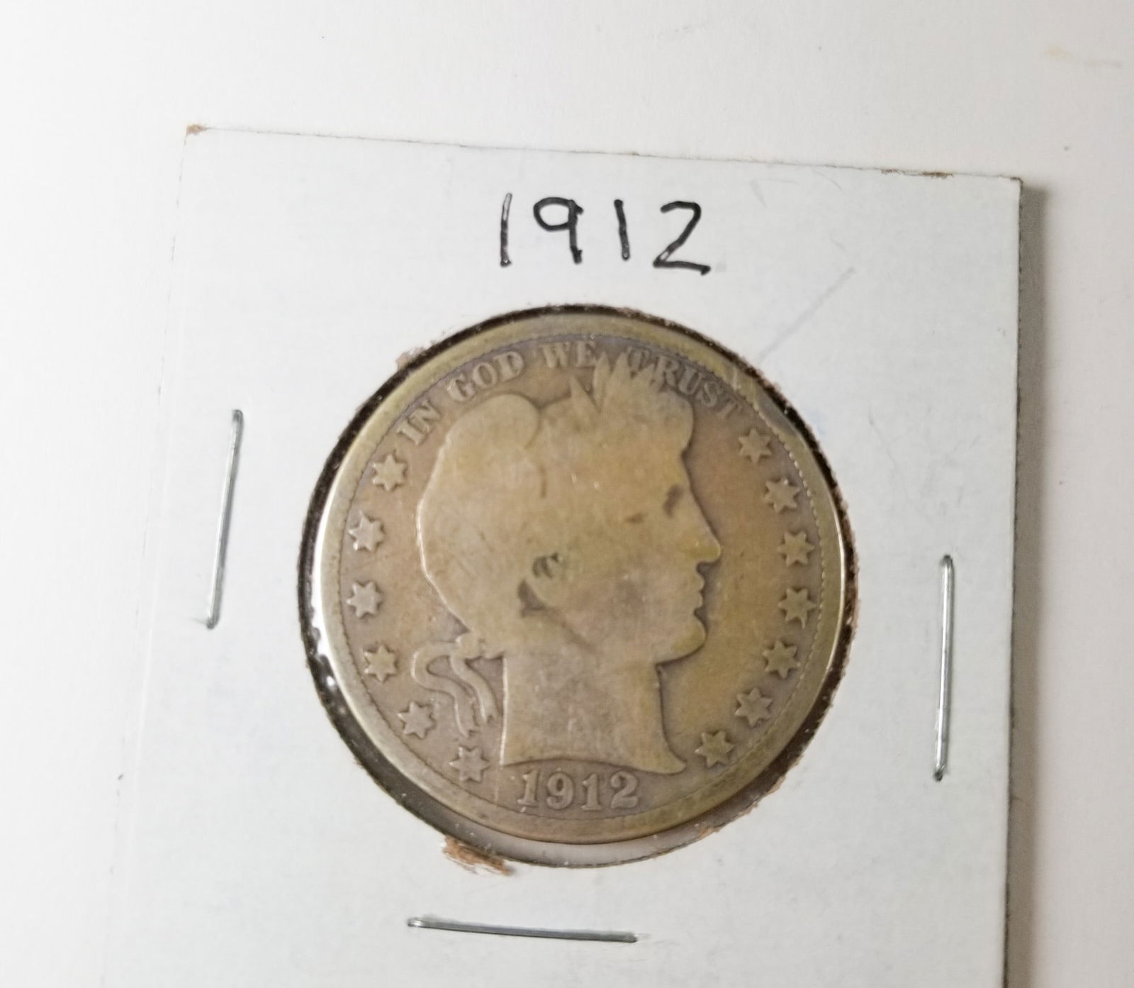 1912 barber Half Dollar (1 of 2)