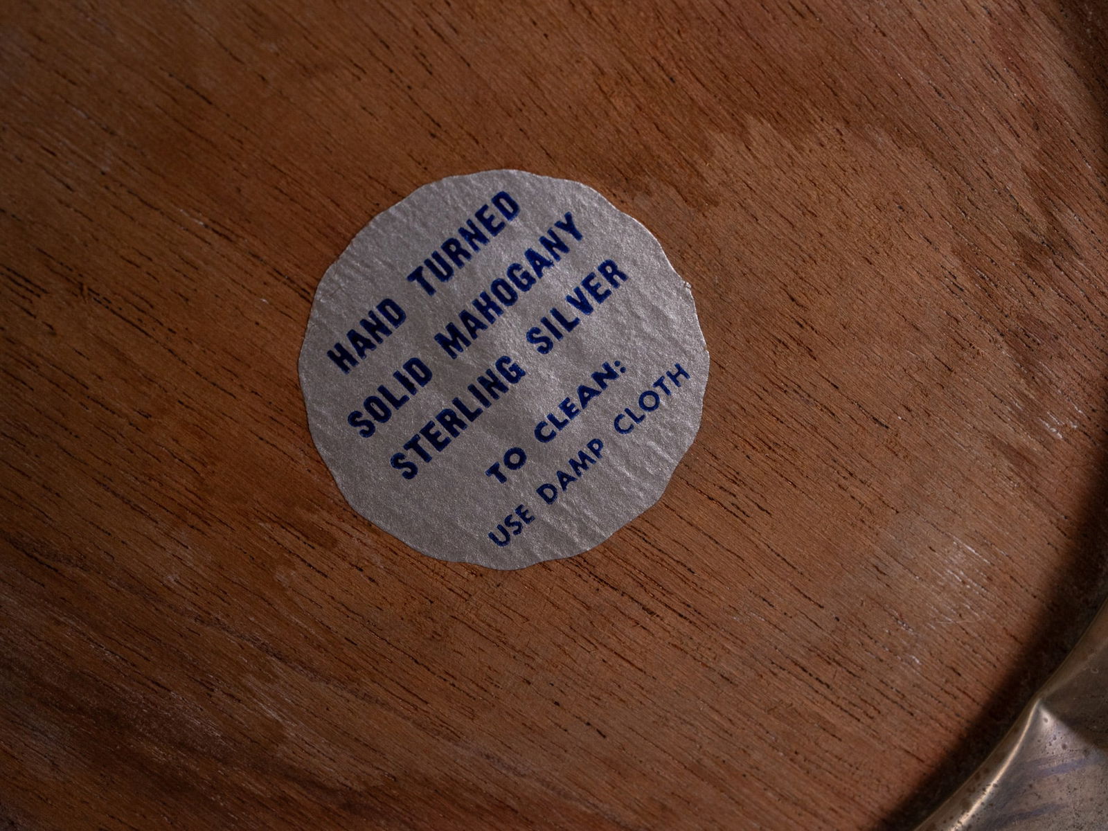 Vintage Wood and Sterling Bowl Set in Case - 4