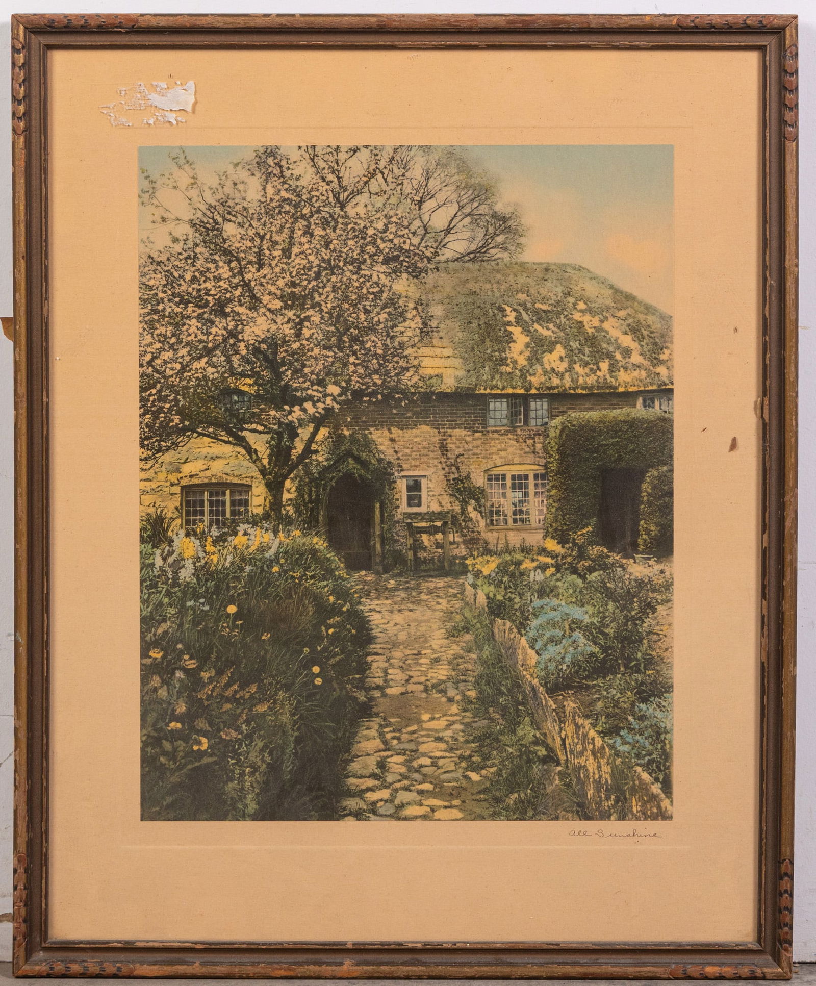 Large Wallace Nutting Framed Photograph (1 of 2)