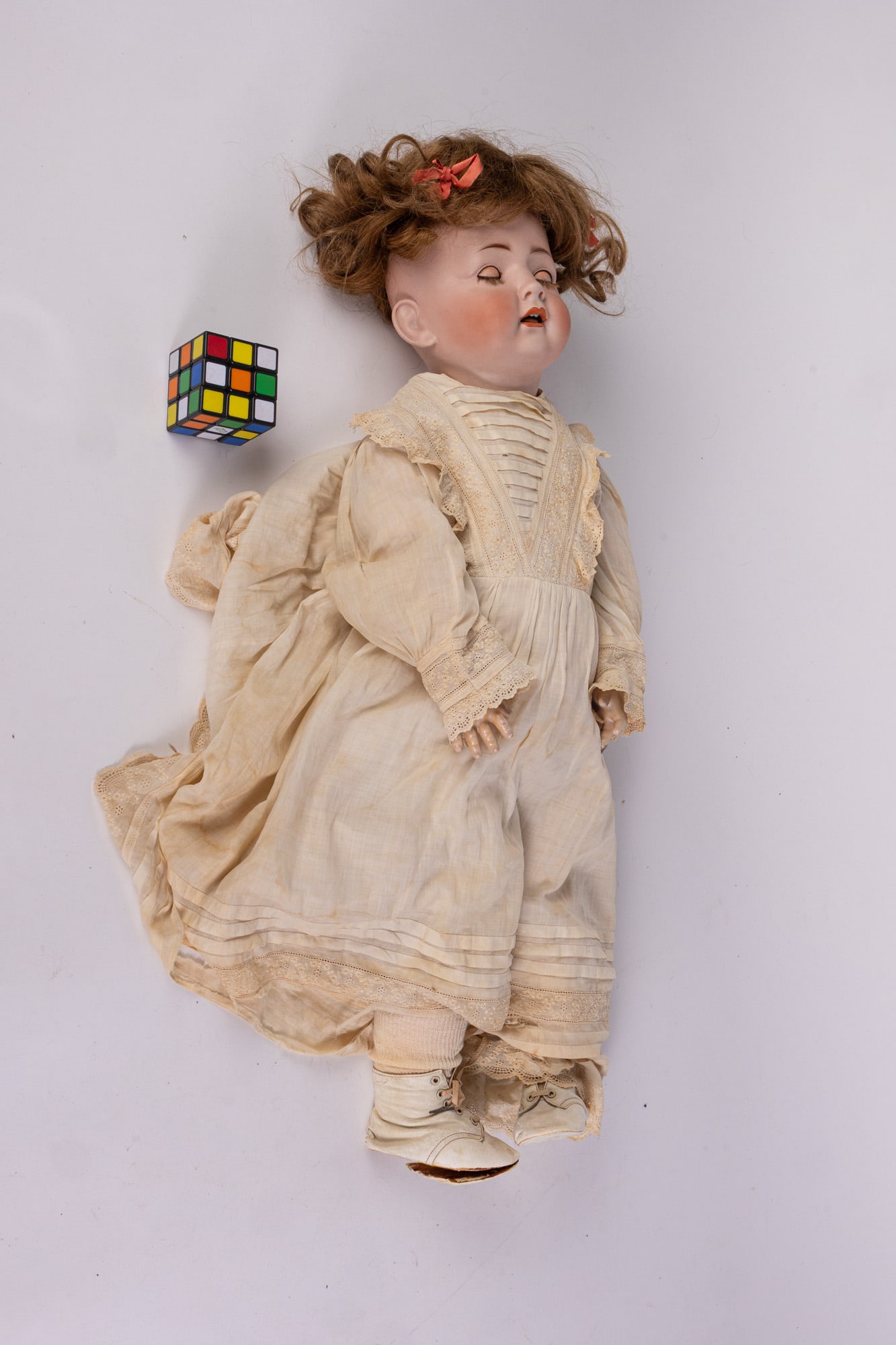 Antique German Koenig & Wernicke Porcelain Bisque 1070 Doll - 2
