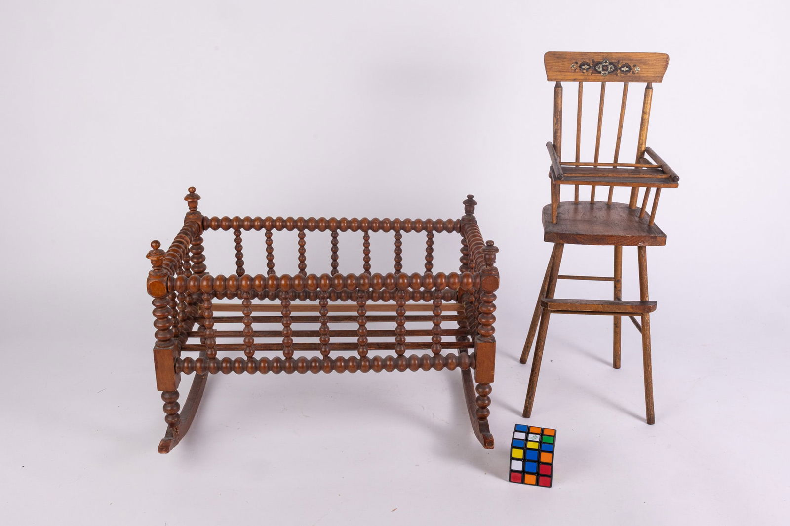 Two Pieces of Antique Doll Furniture - 2